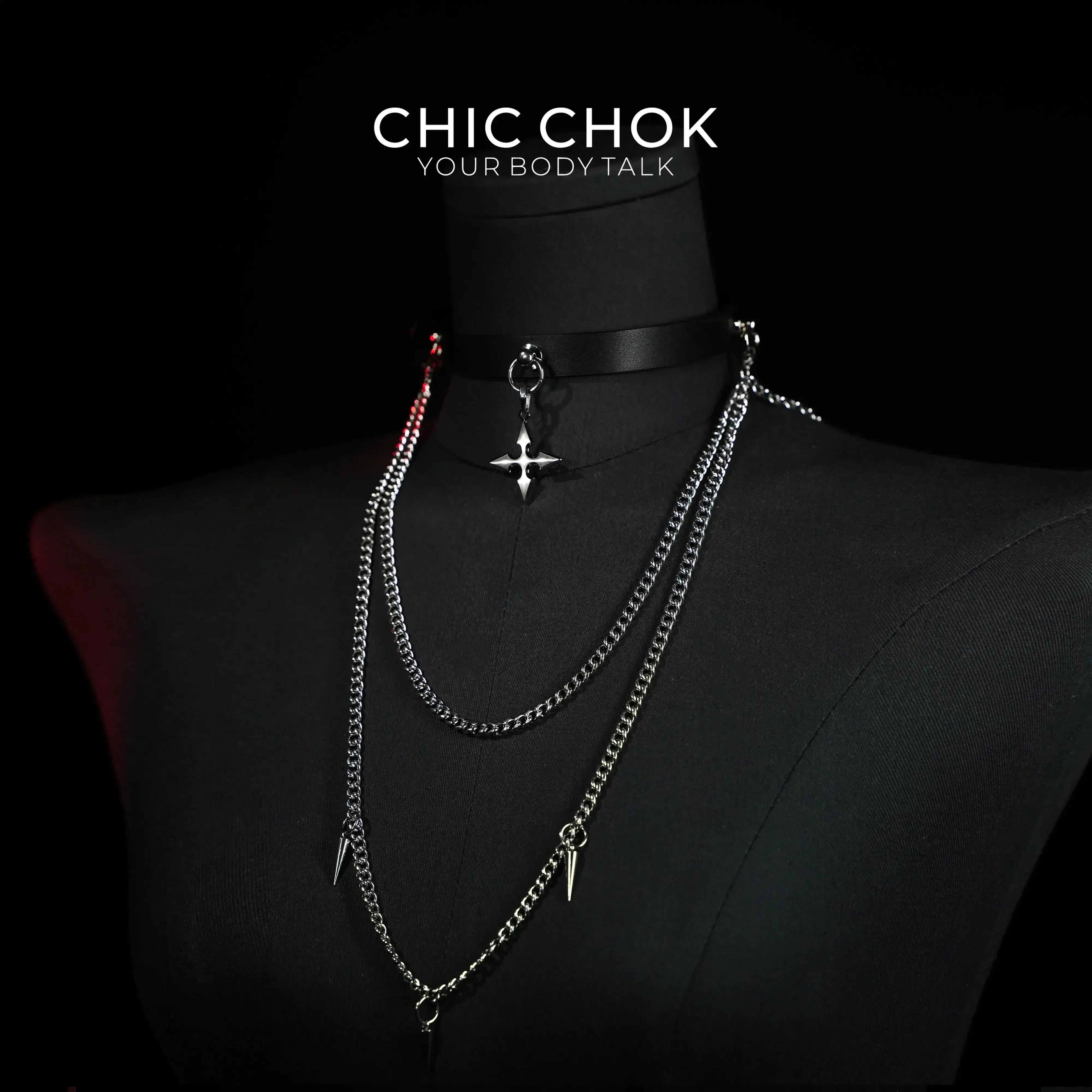 Knight's Sacred Oath - CHICCHOK - Choker, Haute Couture Gothic Collection