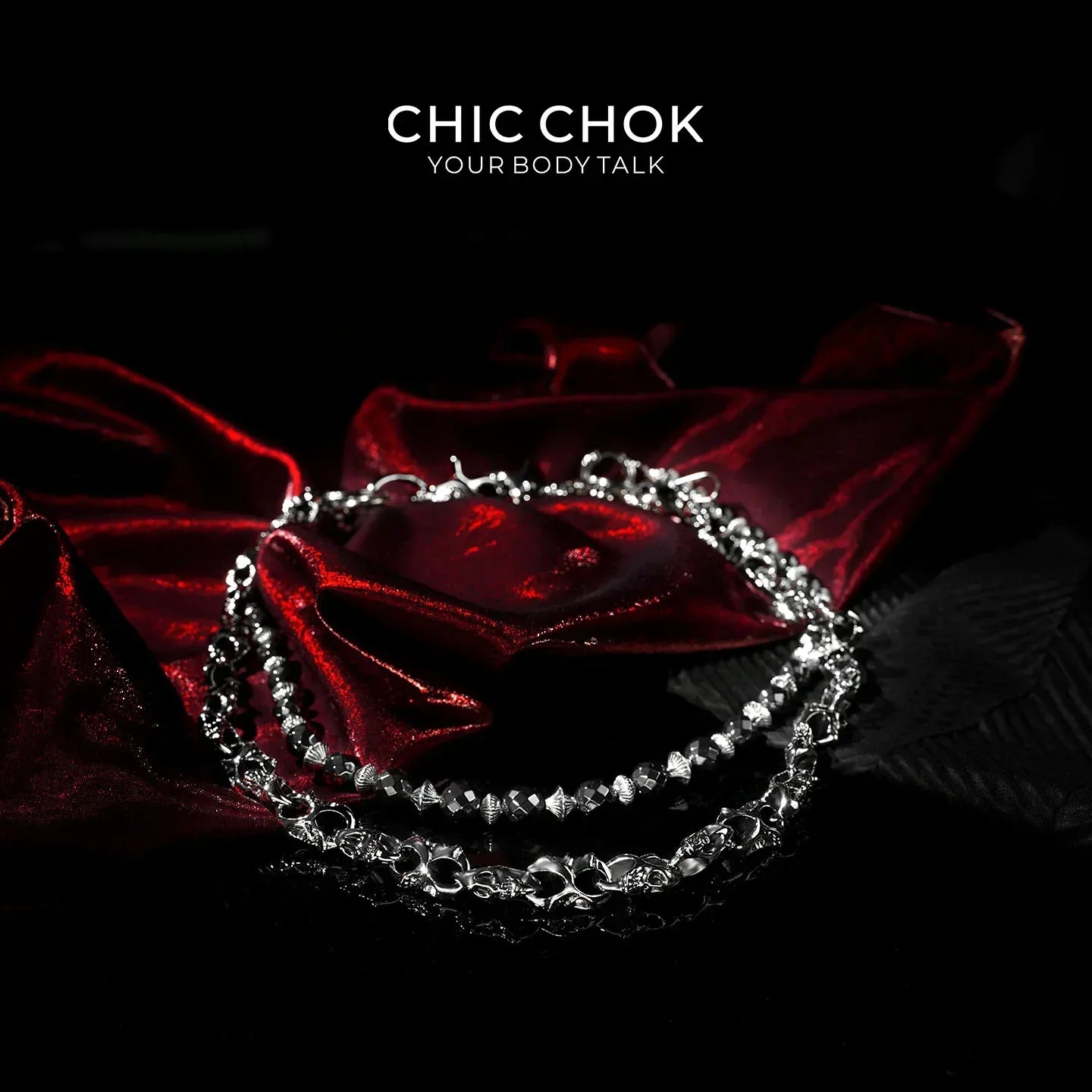 Edge Link Double-Layer Pants Chain - CHICCHOK - pants chain - Pants Chain