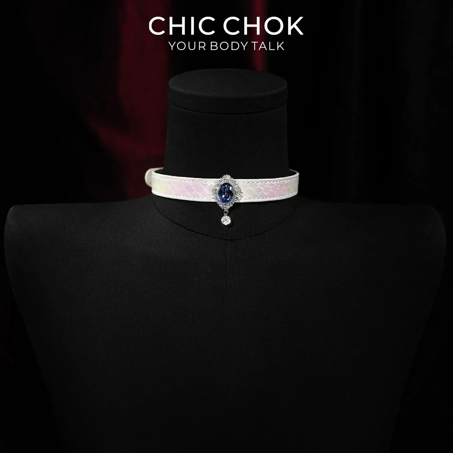 Starlit Frost - CHICCHOK - Choker, collar - Choker