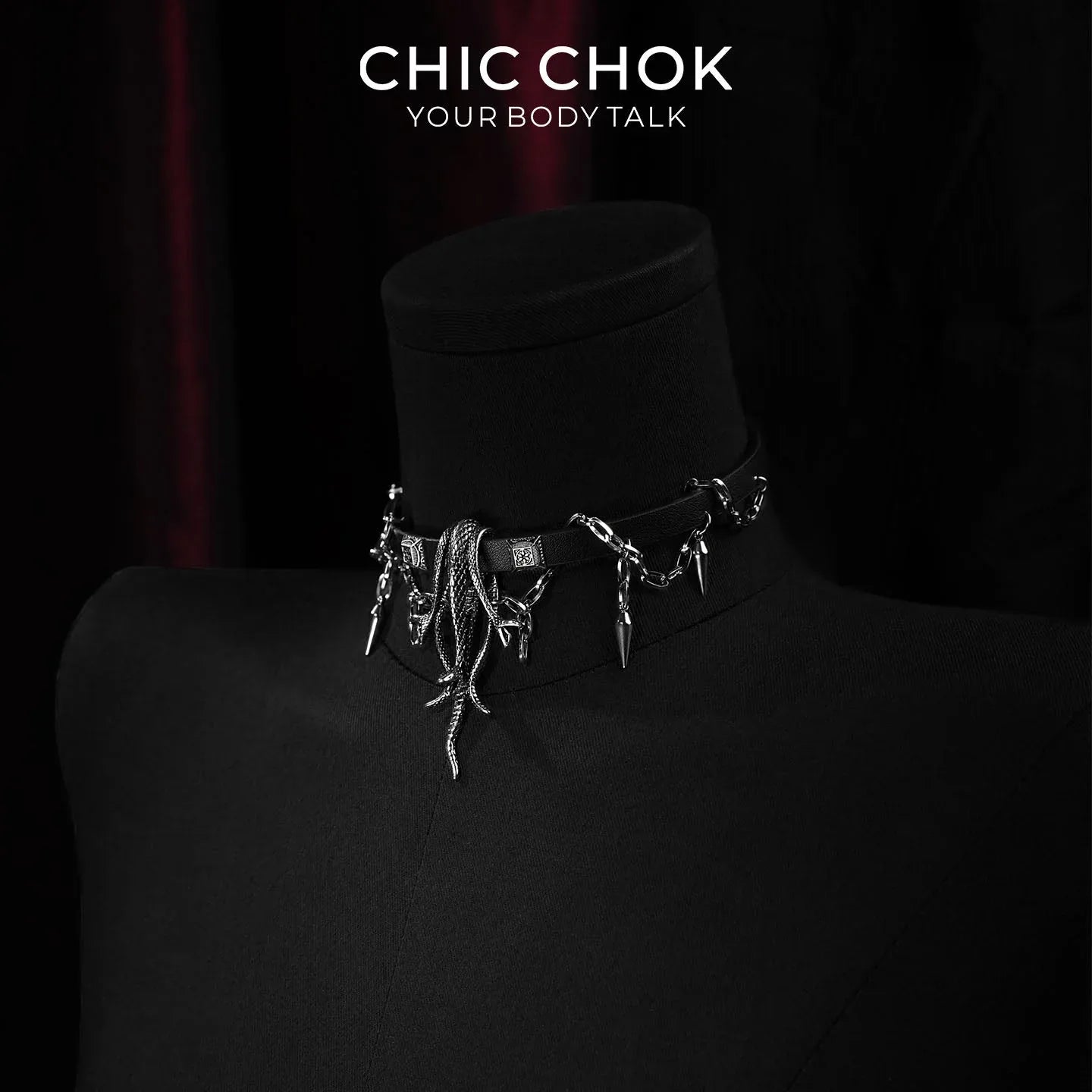 Mistcoil Serpent - CHICCHOK - Choker, collar - Choker