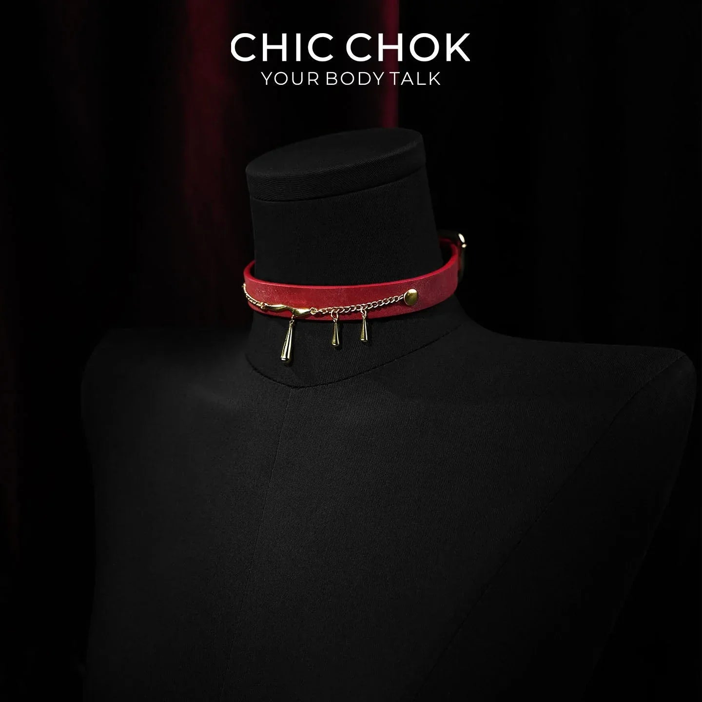 Crimson Drip - CHICCHOK - collar - Choker