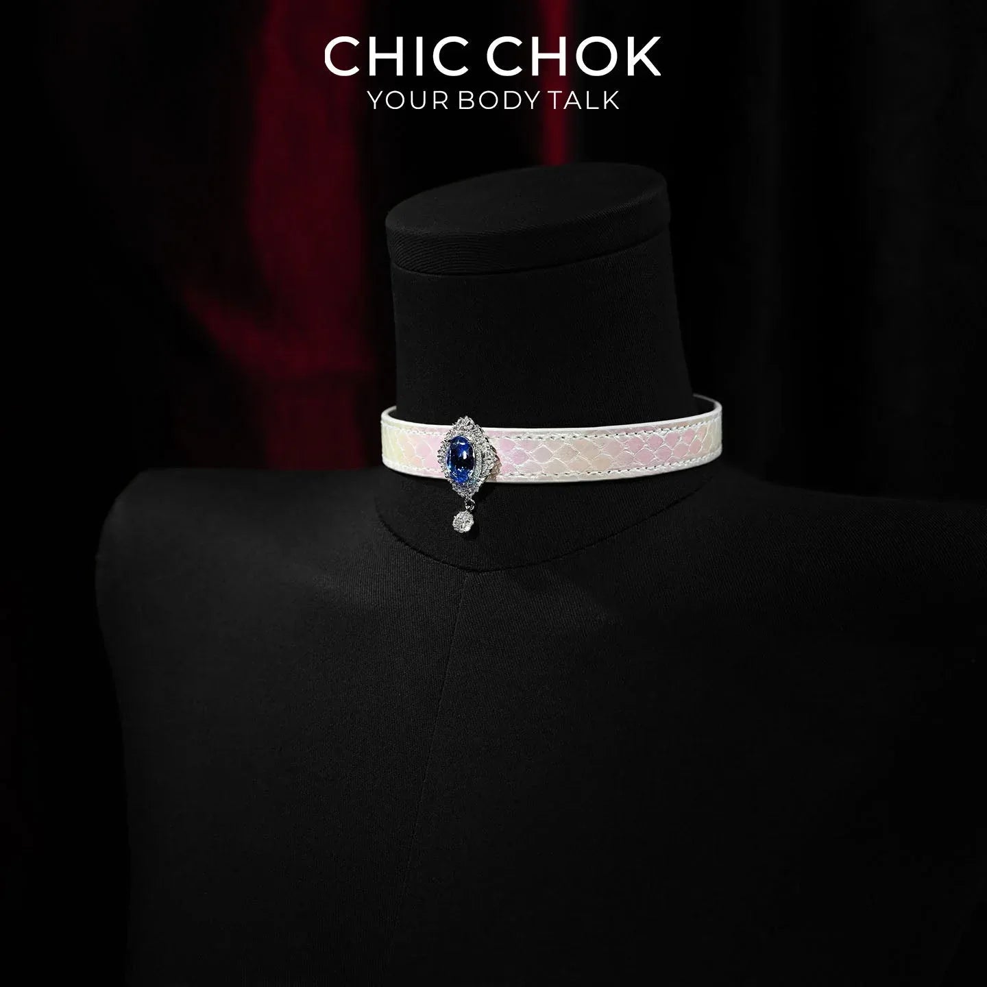 Starlit Frost - CHICCHOK - Choker, collar - Choker