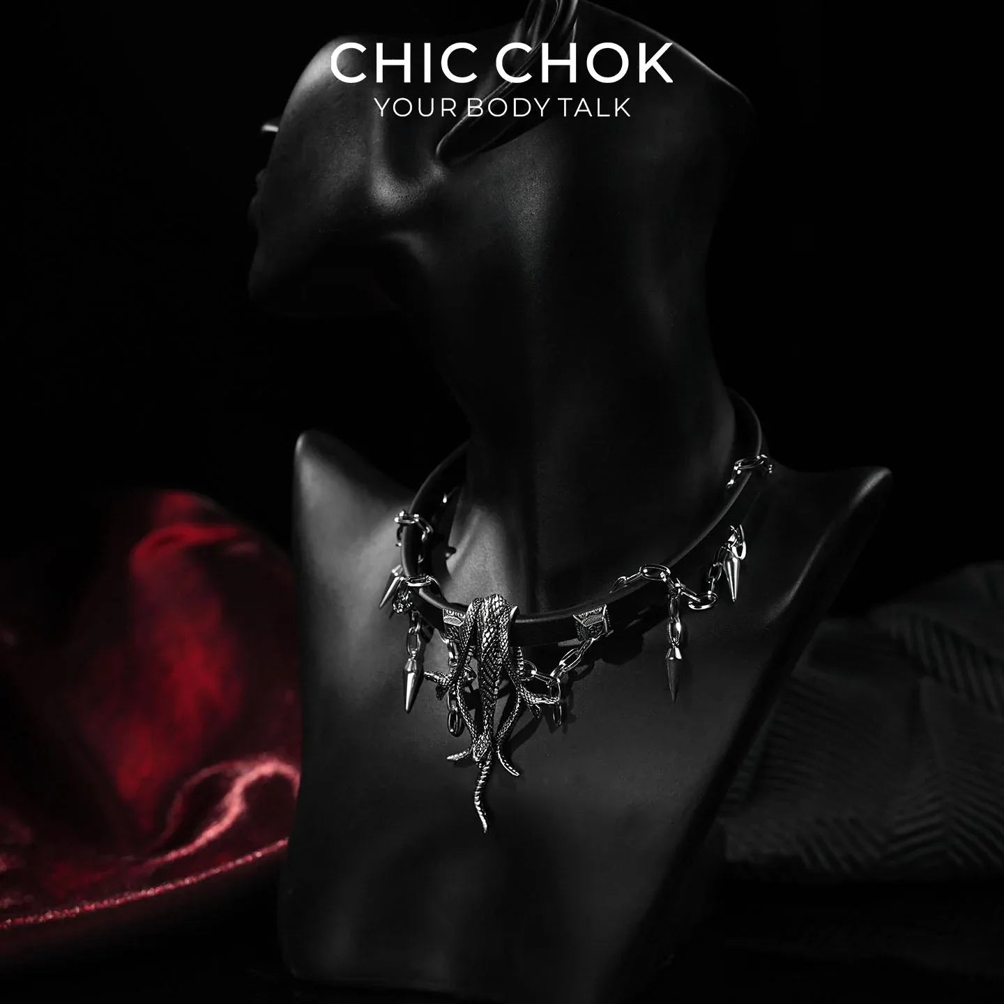 Mistcoil Serpent - CHICCHOK - Choker, collar - Choker