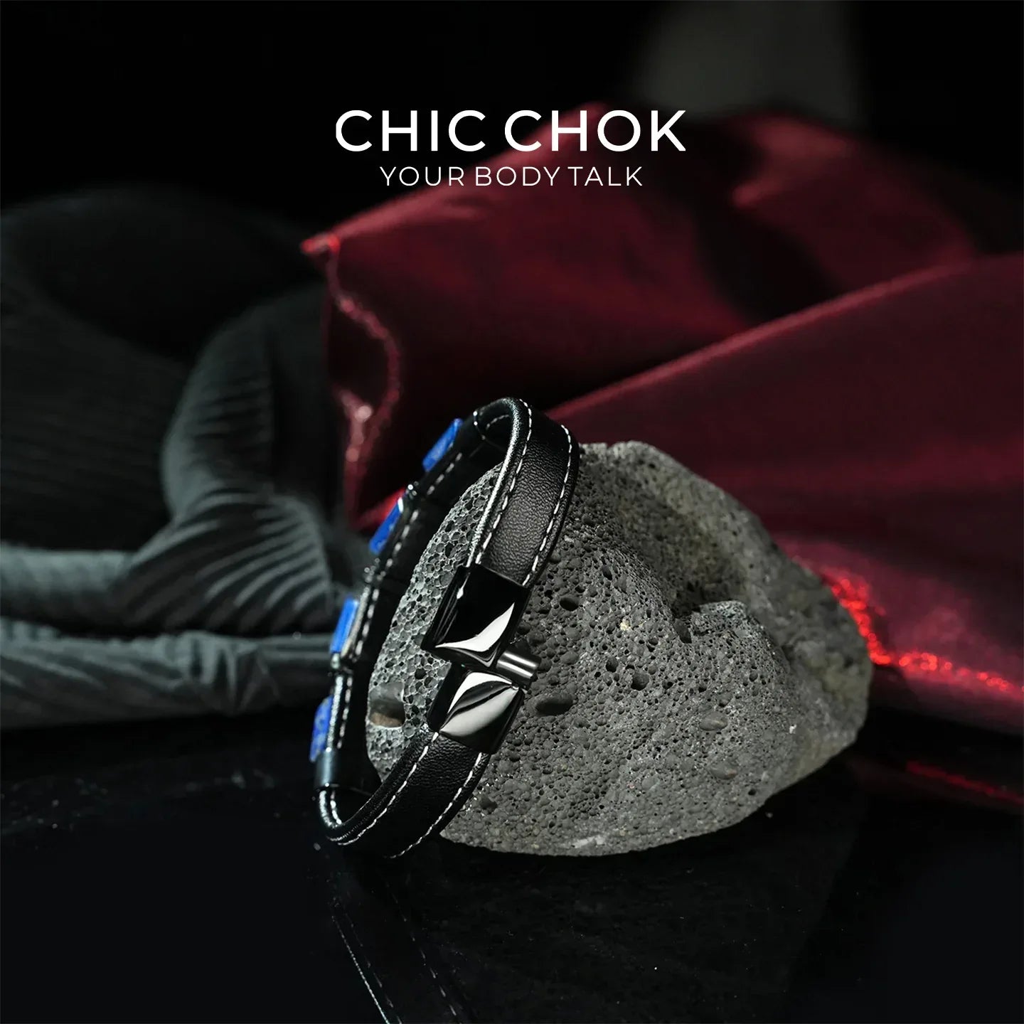 Blue Focus - CHICCHOK - Bracelet, Crystal Bracelet - Bracelet