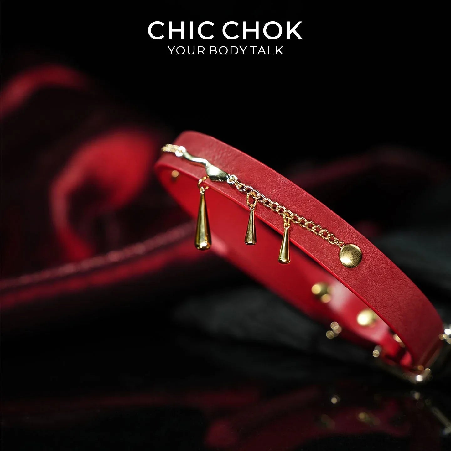 Crimson Drip - CHICCHOK - collar - Choker