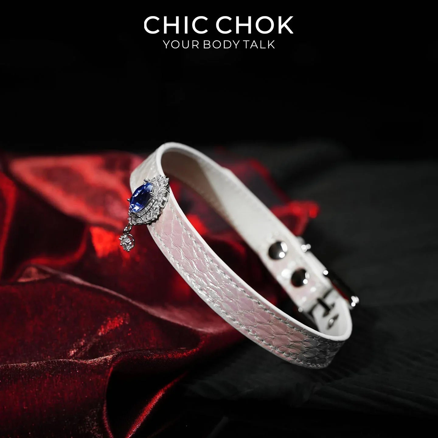 Starlit Frost - CHICCHOK - Choker, collar - Choker
