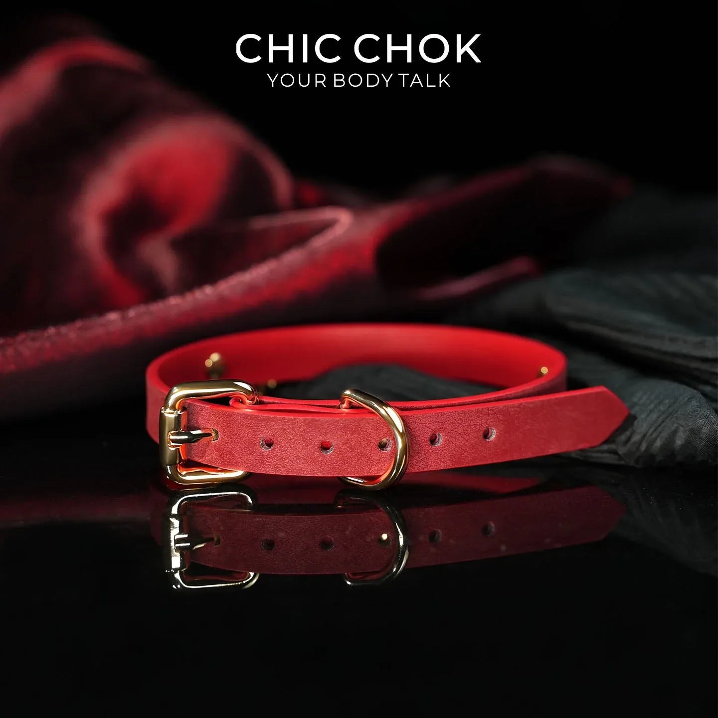 Crimson Drip - CHICCHOK - collar - Choker