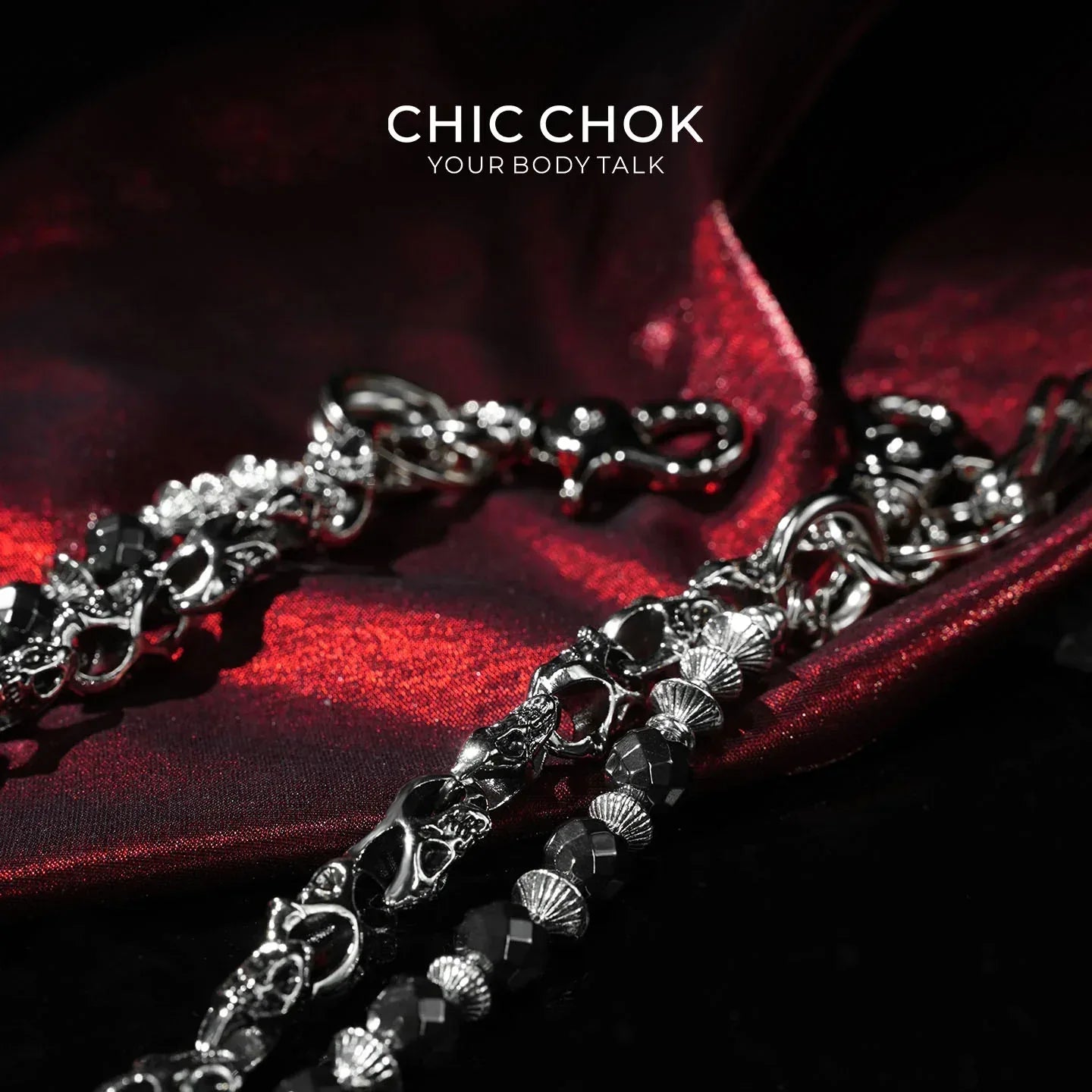 Edge Link Double-Layer Pants Chain - CHICCHOK - pants chain - Pants Chain