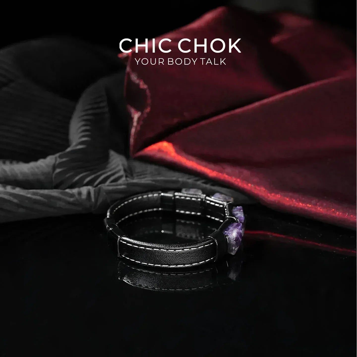 Midnight Amethyst - CHICCHOK - Bracelet, Crystal Bracelet