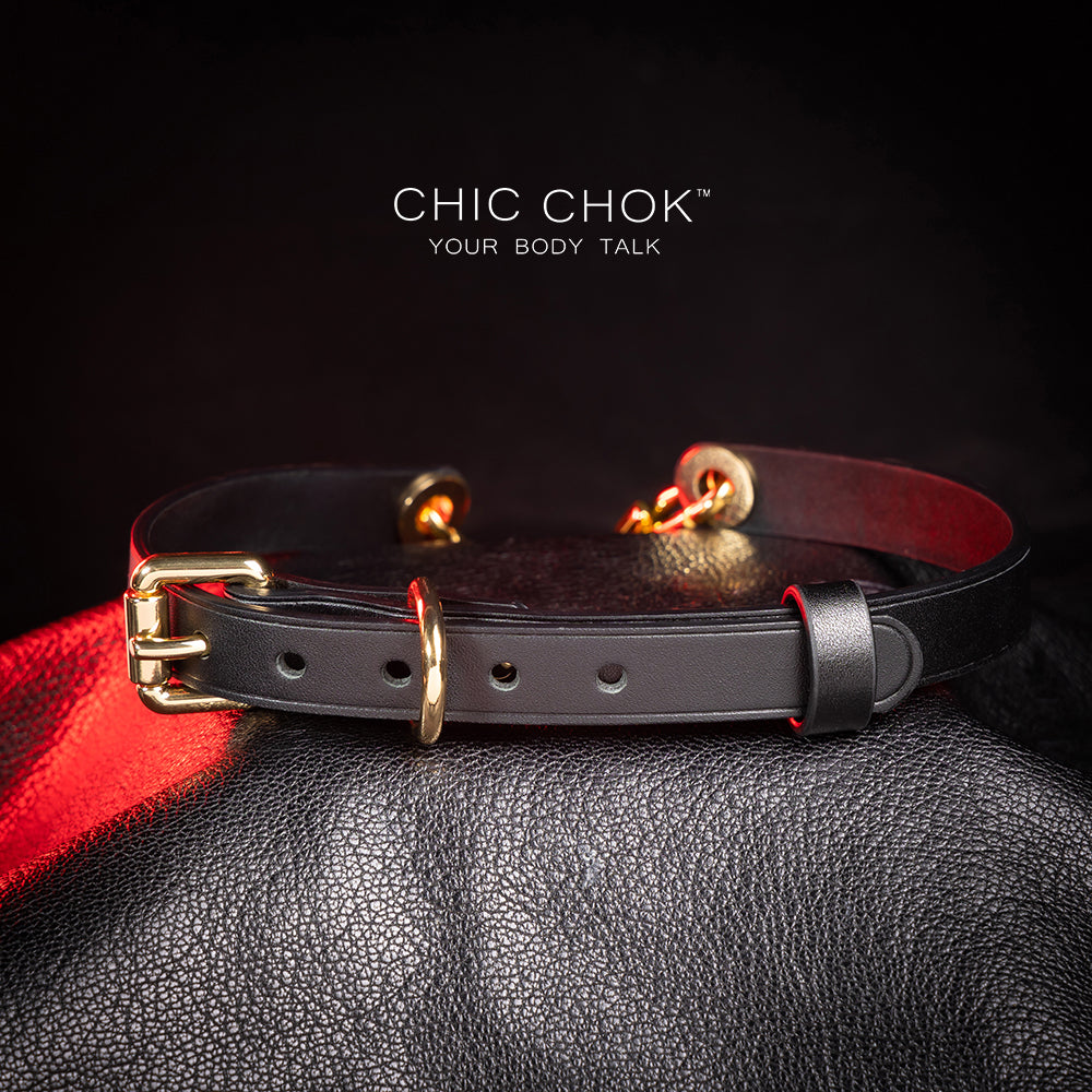 C-shaped necklace, personality and luck, high-quality leather