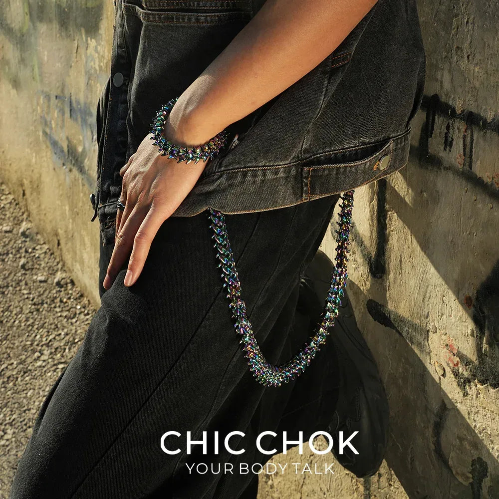 CHICCHOK Dragon Bone Pants Chain – Dazzling Color - CHICCHOK - -