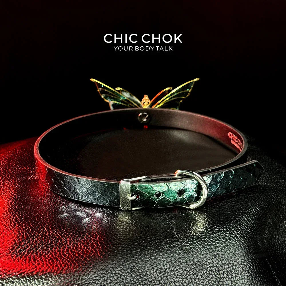 CHICCHOK Green Butterfly Fairy - Dancing Green Dream - CHICCHOK - Choker