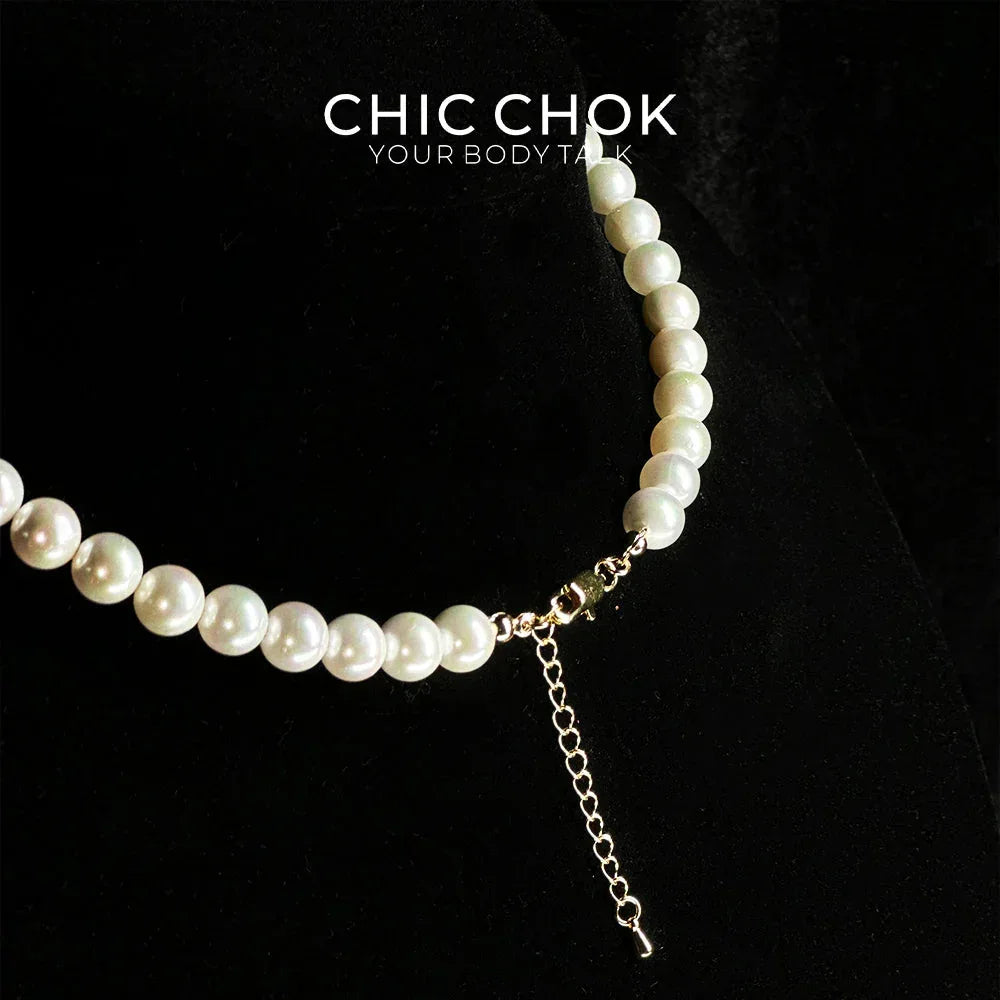 Tears of the Pearl Goddess - CHICCHOK - Choker, collar, Daily Wind - Choker