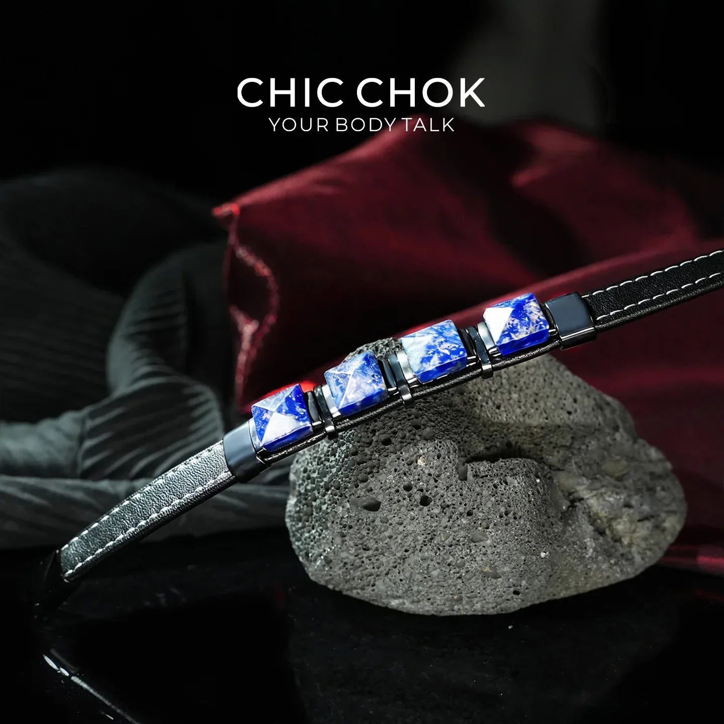 Blue Focus - CHICCHOK - Bracelet, Crystal Bracelet - Bracelet