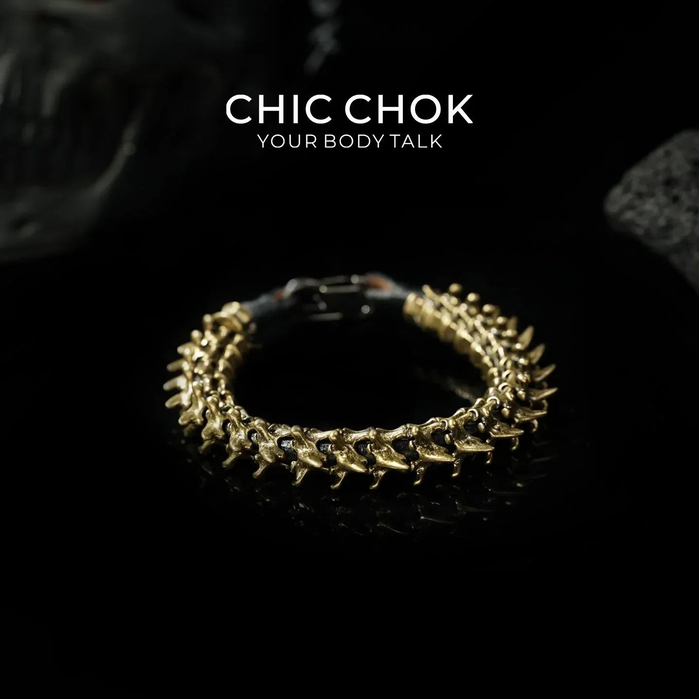 CHICCHOK Dragon Bone Bracelet - CHICCHOK - Bracelet - Metallic Bracelet