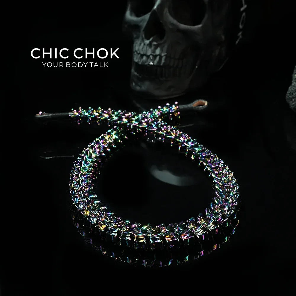CHICCHOK Dragon Bone Choker – Dazzling Color - CHICCHOK - Choker, collar - Choker
