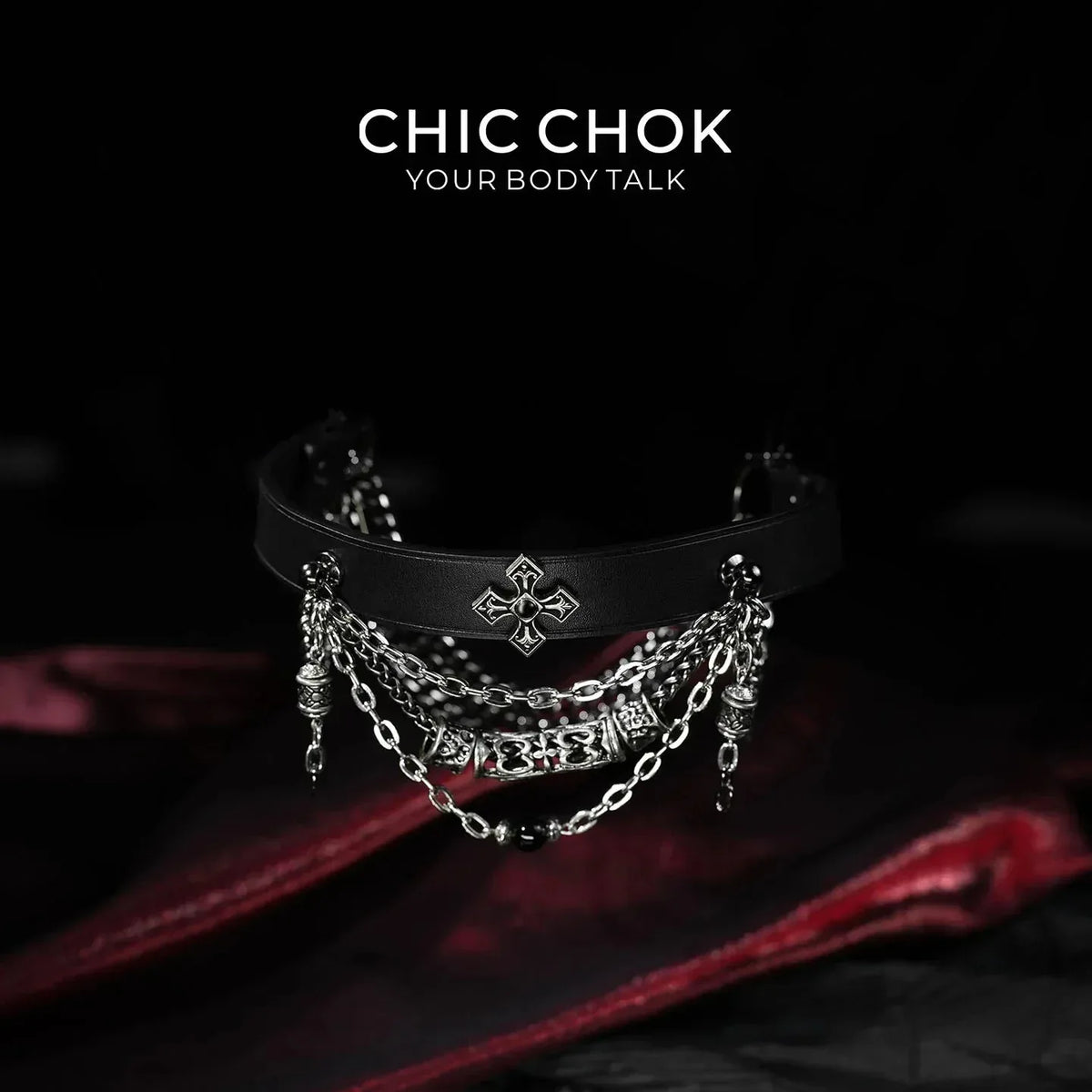Fogbound Castle - CHICCHOK - Breathless, Choker, collar, Necklace - Choker