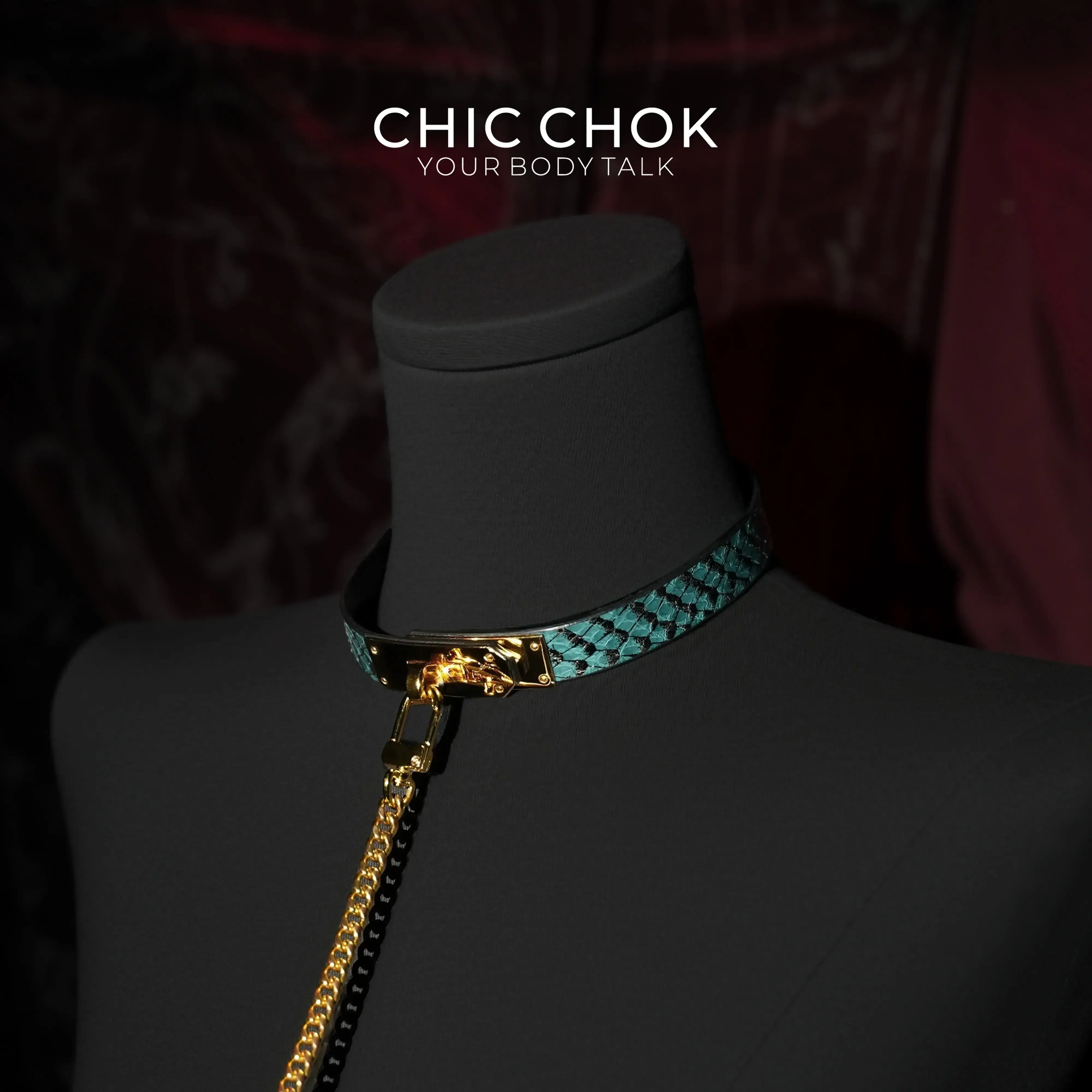 Sapphire Moonlight - Choker - CHICCHOK - Choker, collar - Choker