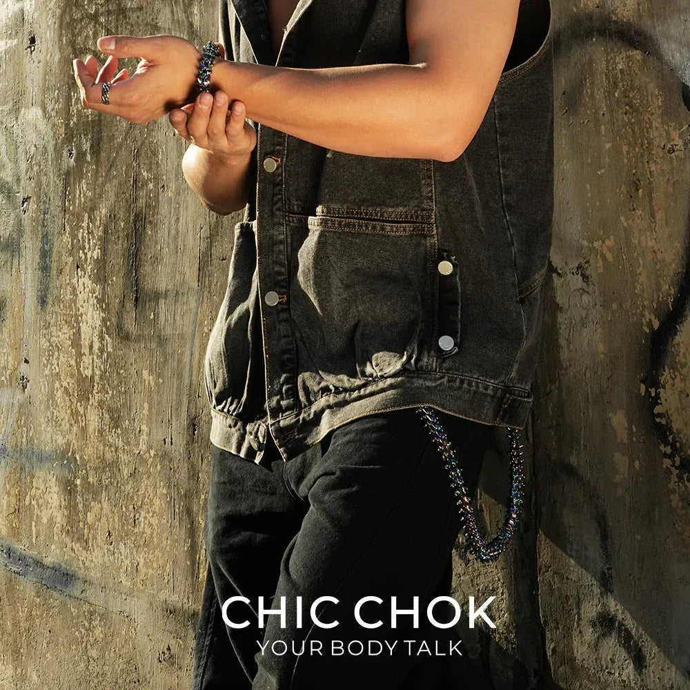CHICCHOK Dragon Bone Pants Chain – Dazzling Color - CHICCHOK - -