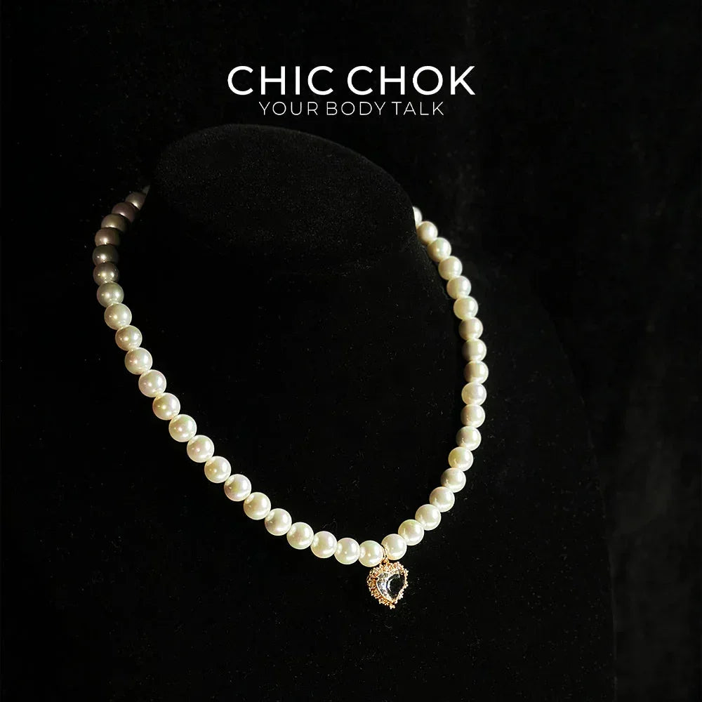 Tears of the Pearl Goddess - CHICCHOK - Choker, collar, Daily Wind - Choker
