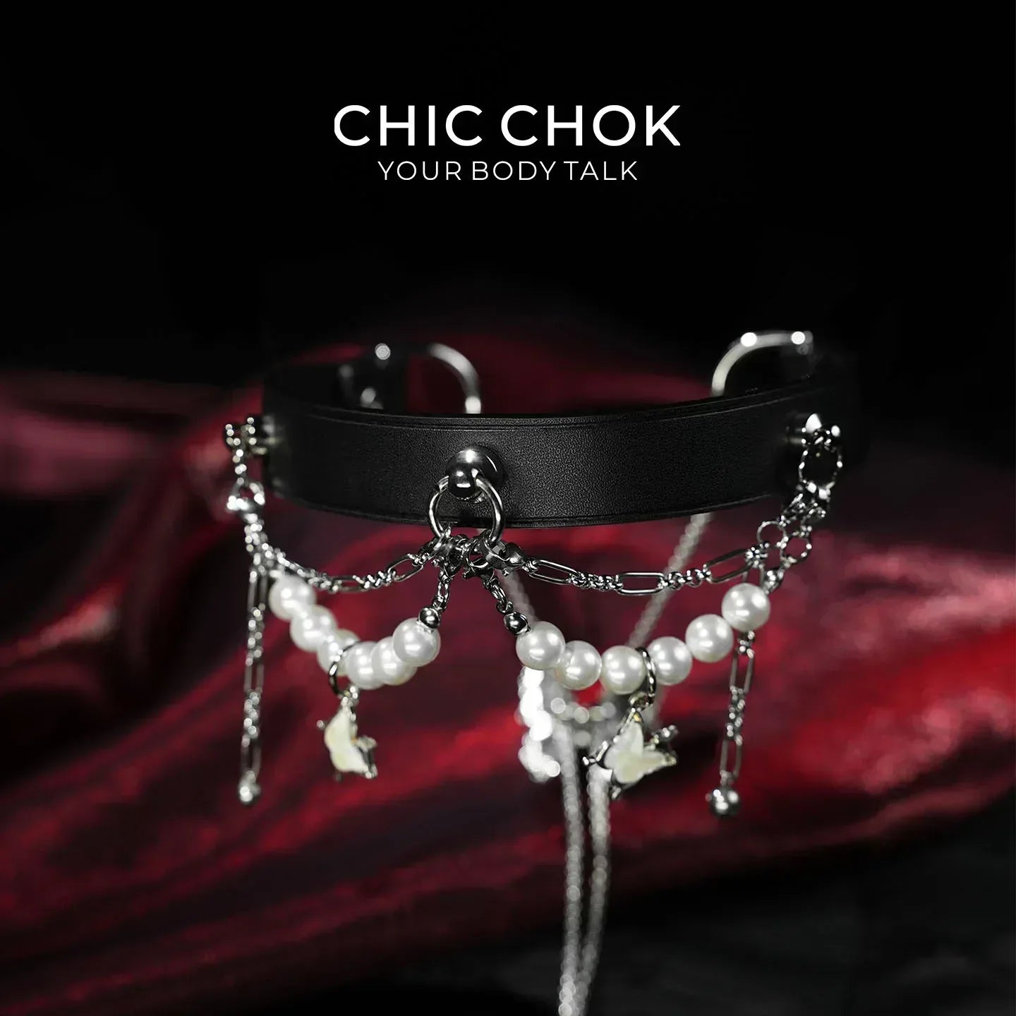 Midnight Butterfly - CHICCHOK - Breathless, Choker, collar, Necklace - Choker