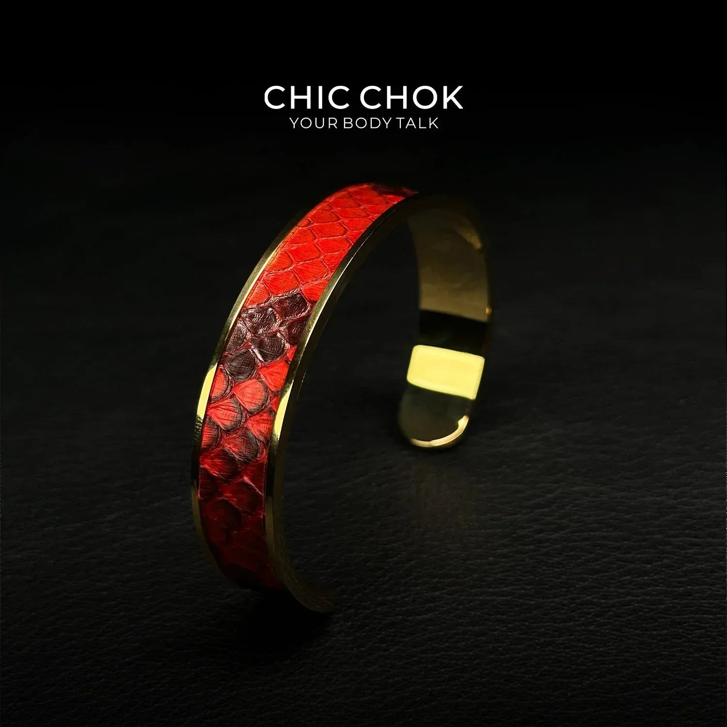 CHICCHOK Classic Open Bracelet Stainless Steel Subtle Stylish Non-Adjustable Bracelet - CHICCHOK - Metallic Bracelet - Metallic Bracelet