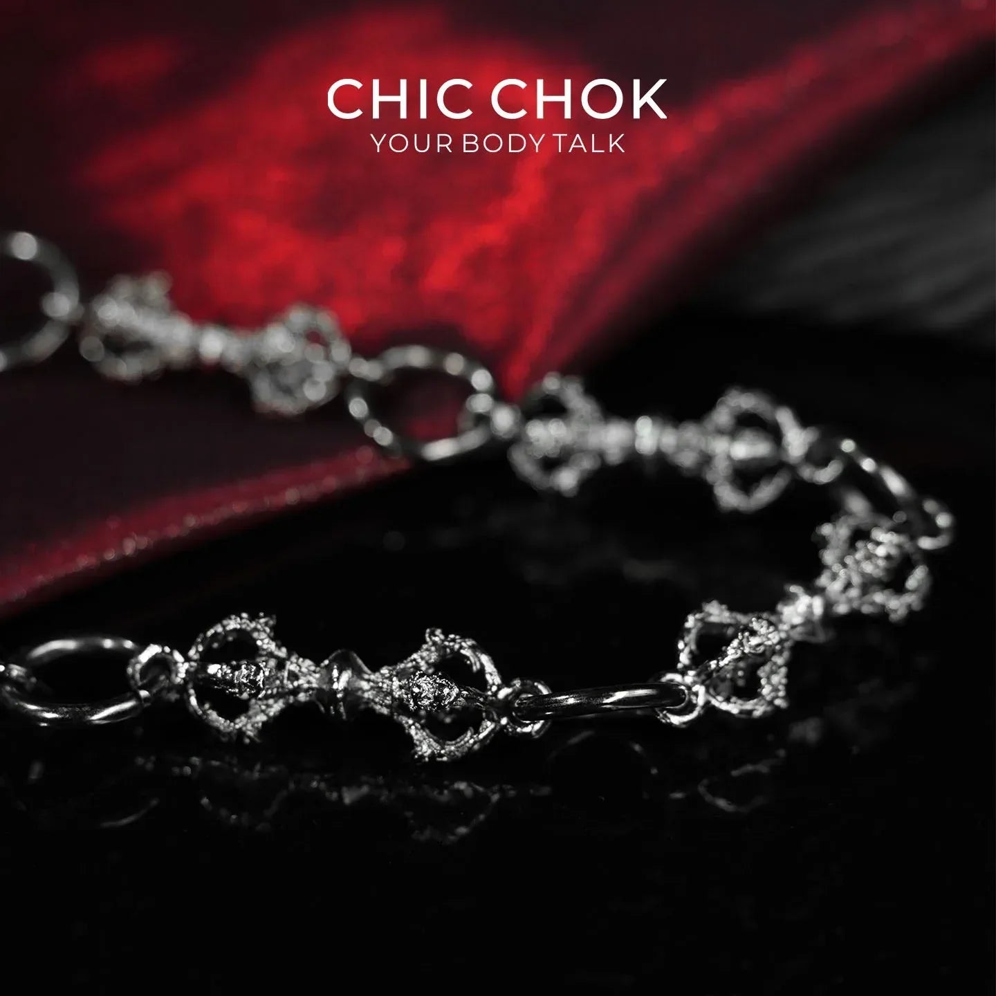 CHIC CHOK Handcrafted Metal Pants Chain - CHICCHOK - collar, pants chain - Choker
