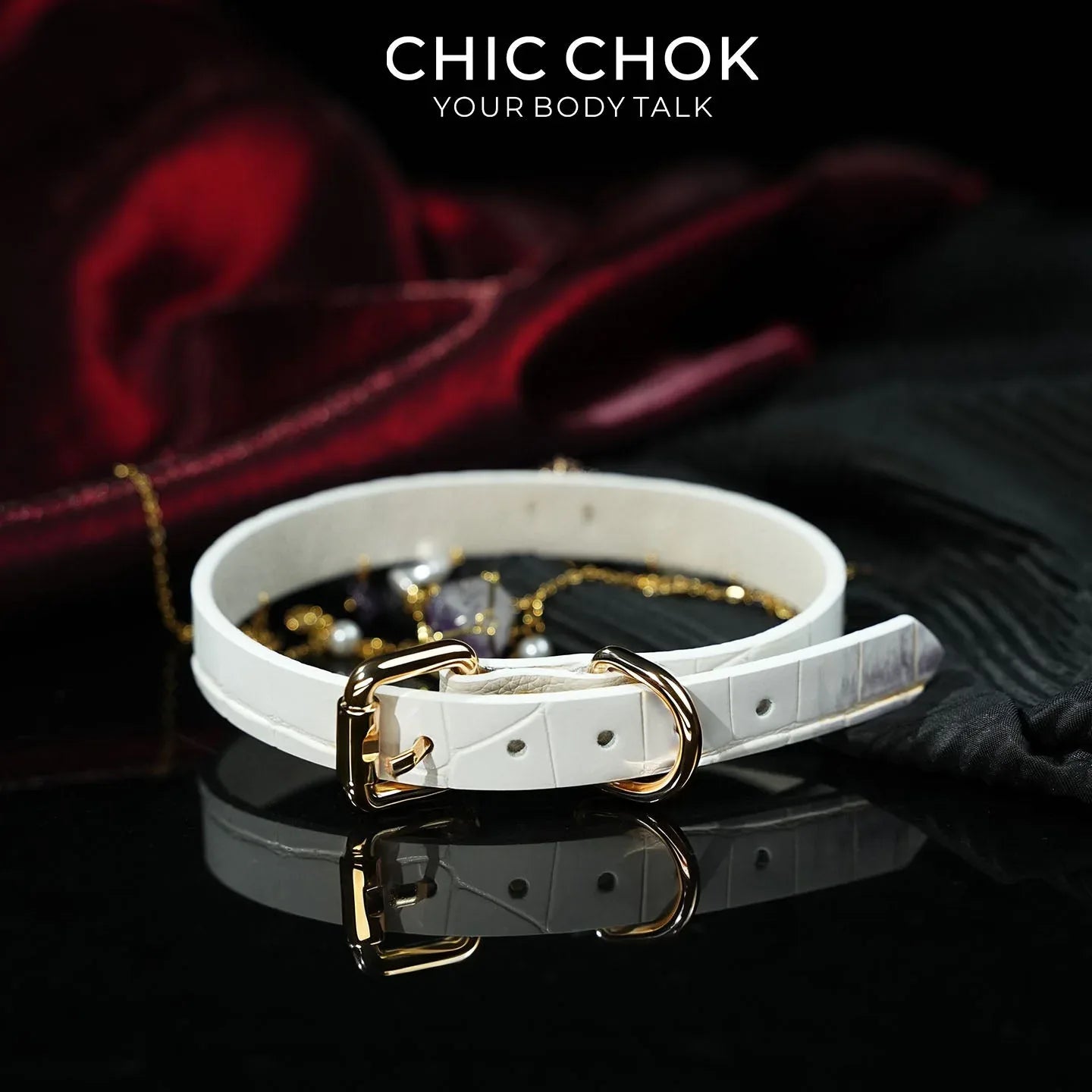 Moonveil Amethyst - CHICCHOK - Choker, collar - Choker