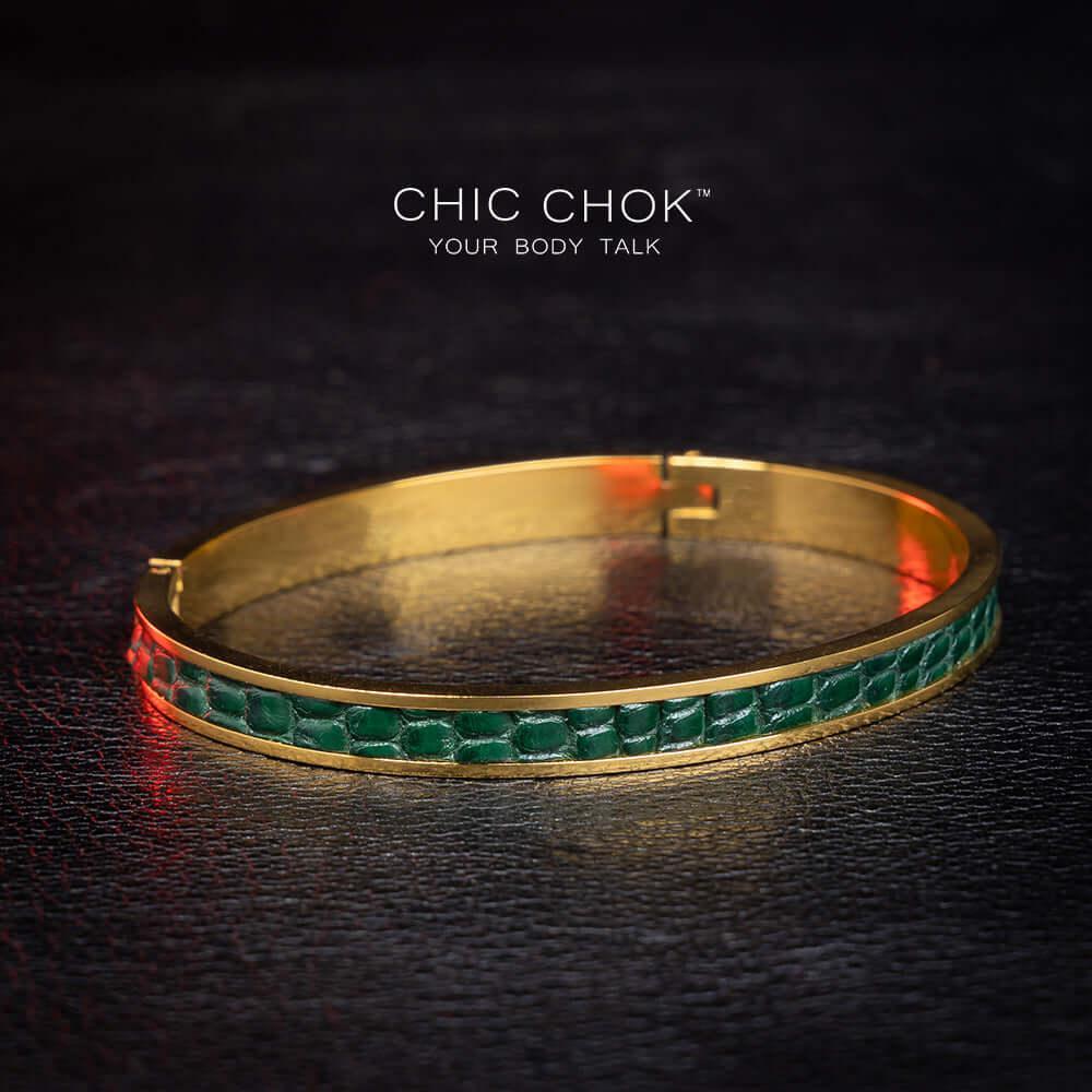 Iguana Queen - Metallic Bracelet - CHICCHOK - Metallic Bracelet - Metallic Bracelet