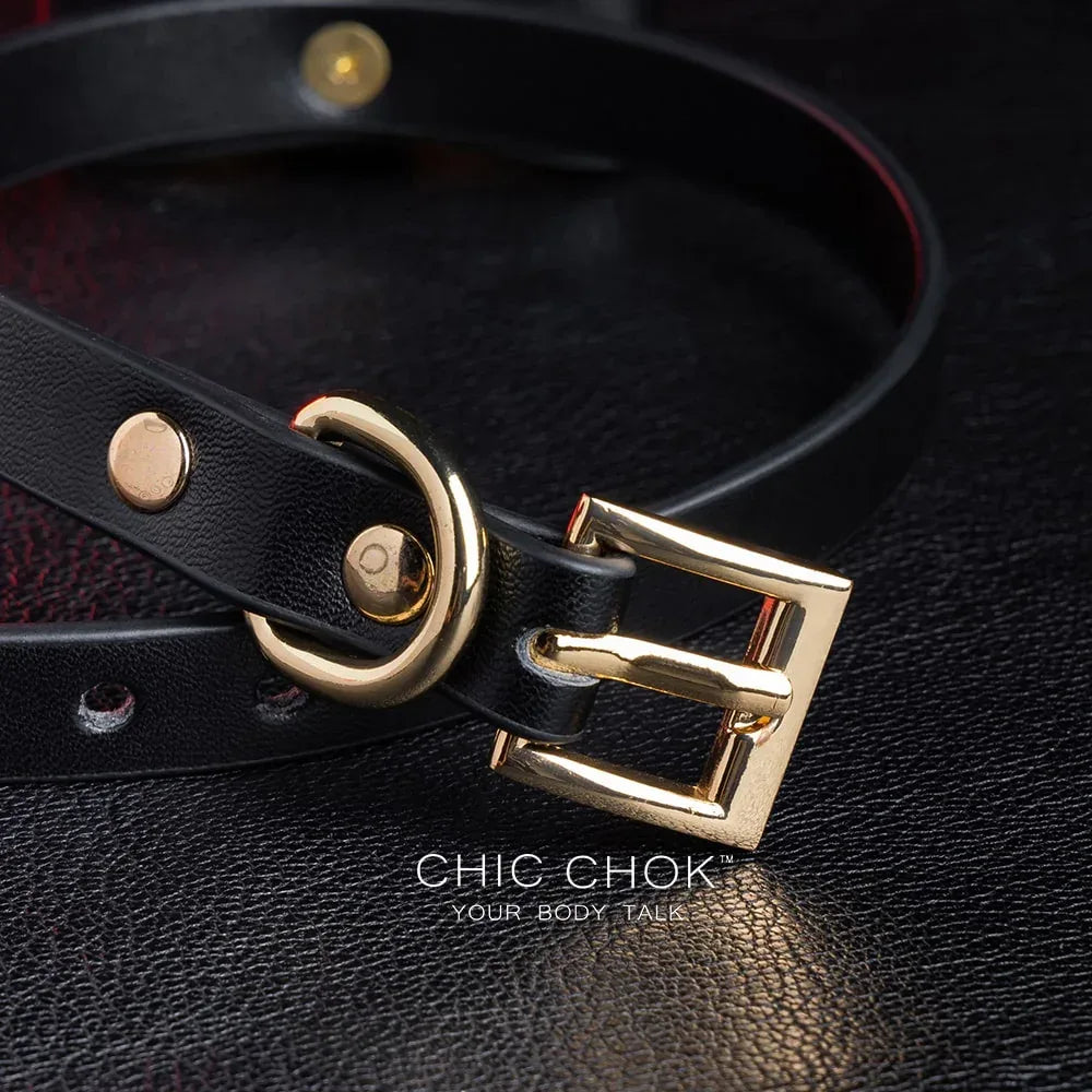 Miss Noble (Black)- Choker - CHICCHOK - Choker, collar - Choker