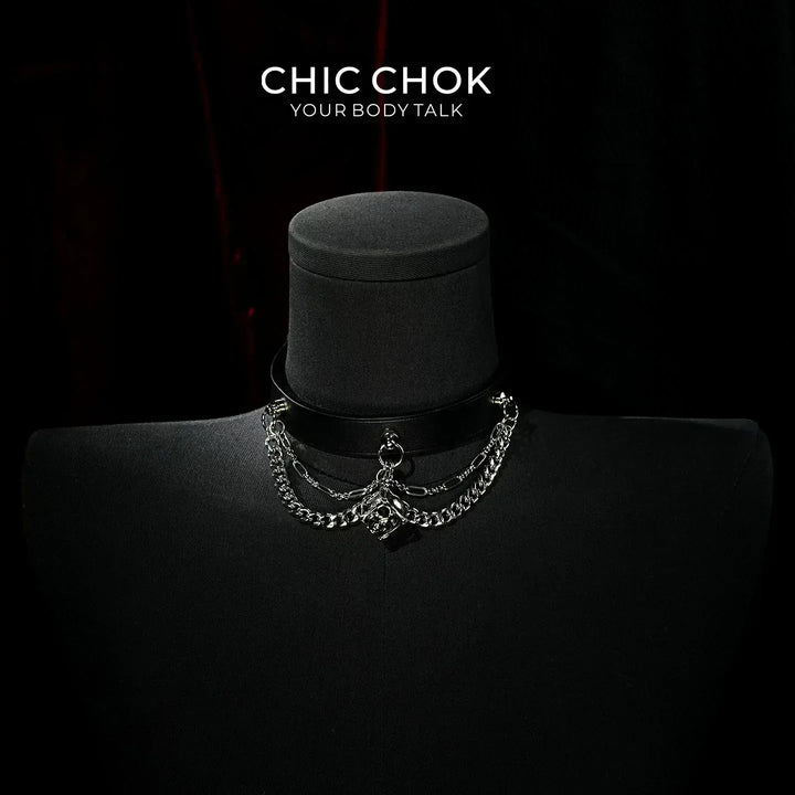 Rebel in Chains - CHICCHOK - Breathless, Choker, collar, Necklace, skull - Choker