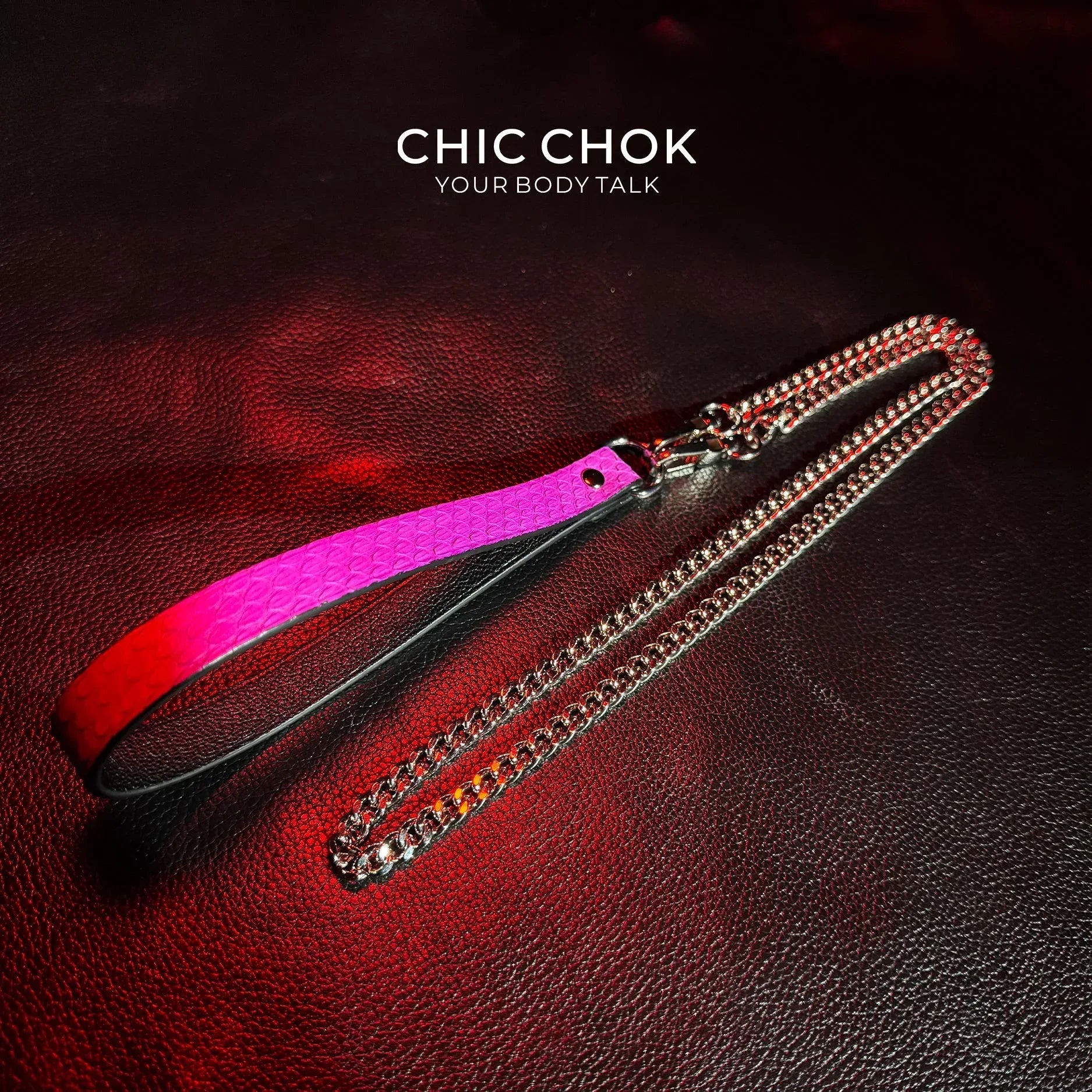 Purple Snakeskin Leather Necklace Set - Handmade Boho Jewelry - CHICCHOK - 