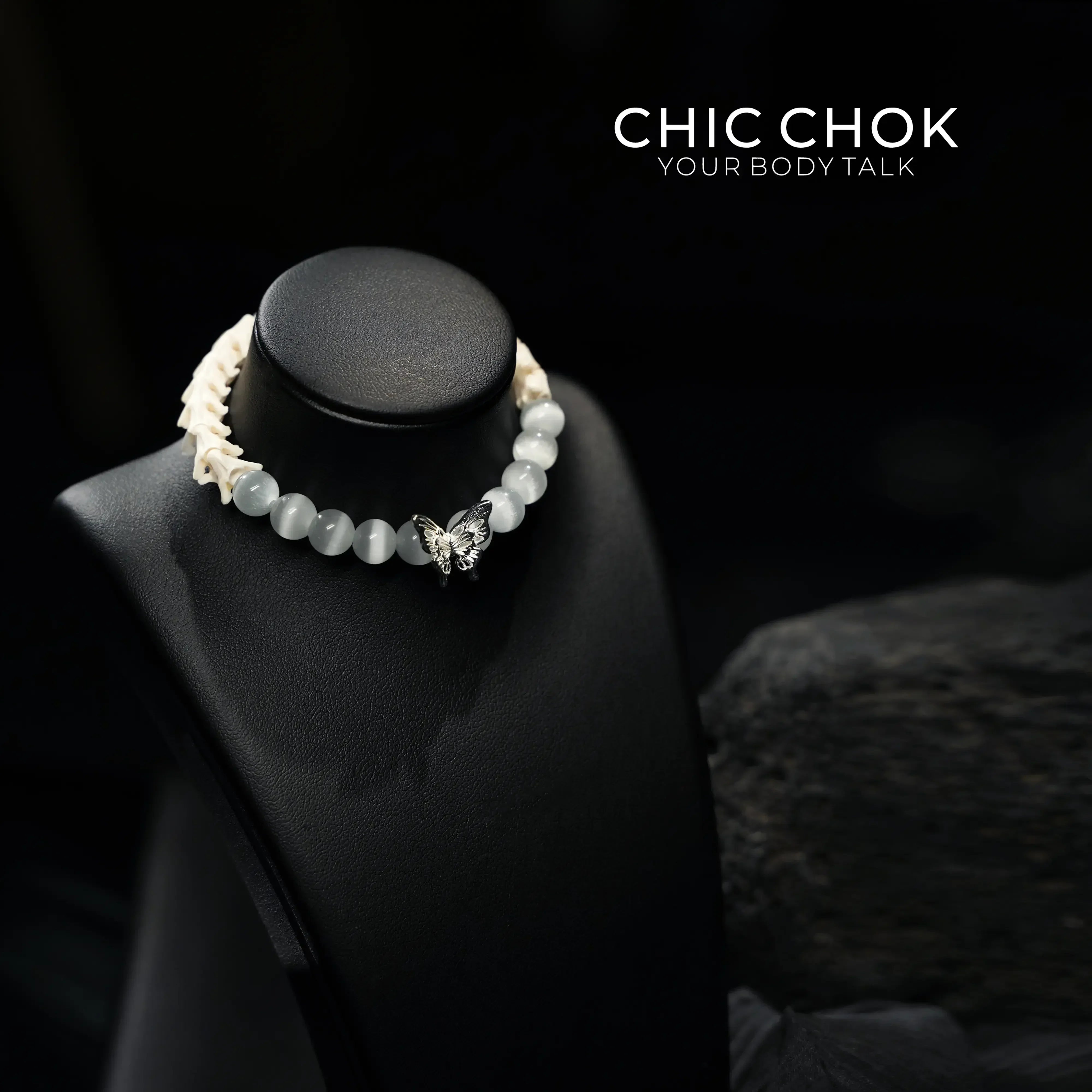 Butterfly Bone Frost Firefly Bracelet - CHICCHOK - 