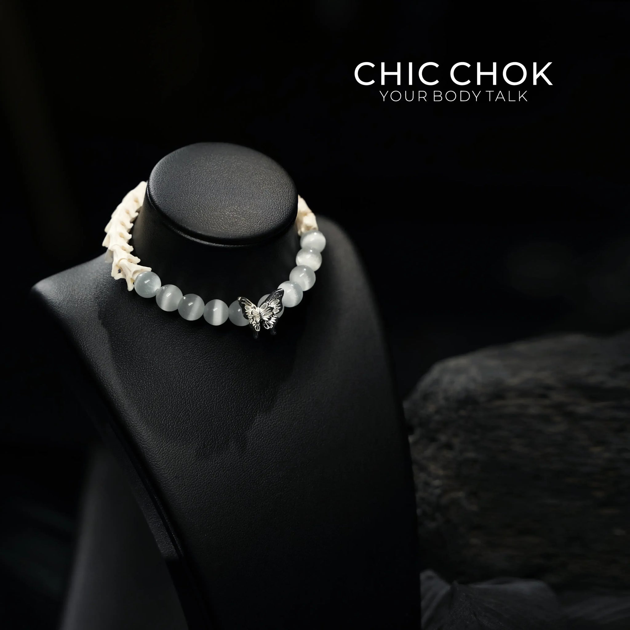 Butterfly Bone Frost Firefly Bracelet - CHICCHOK - 