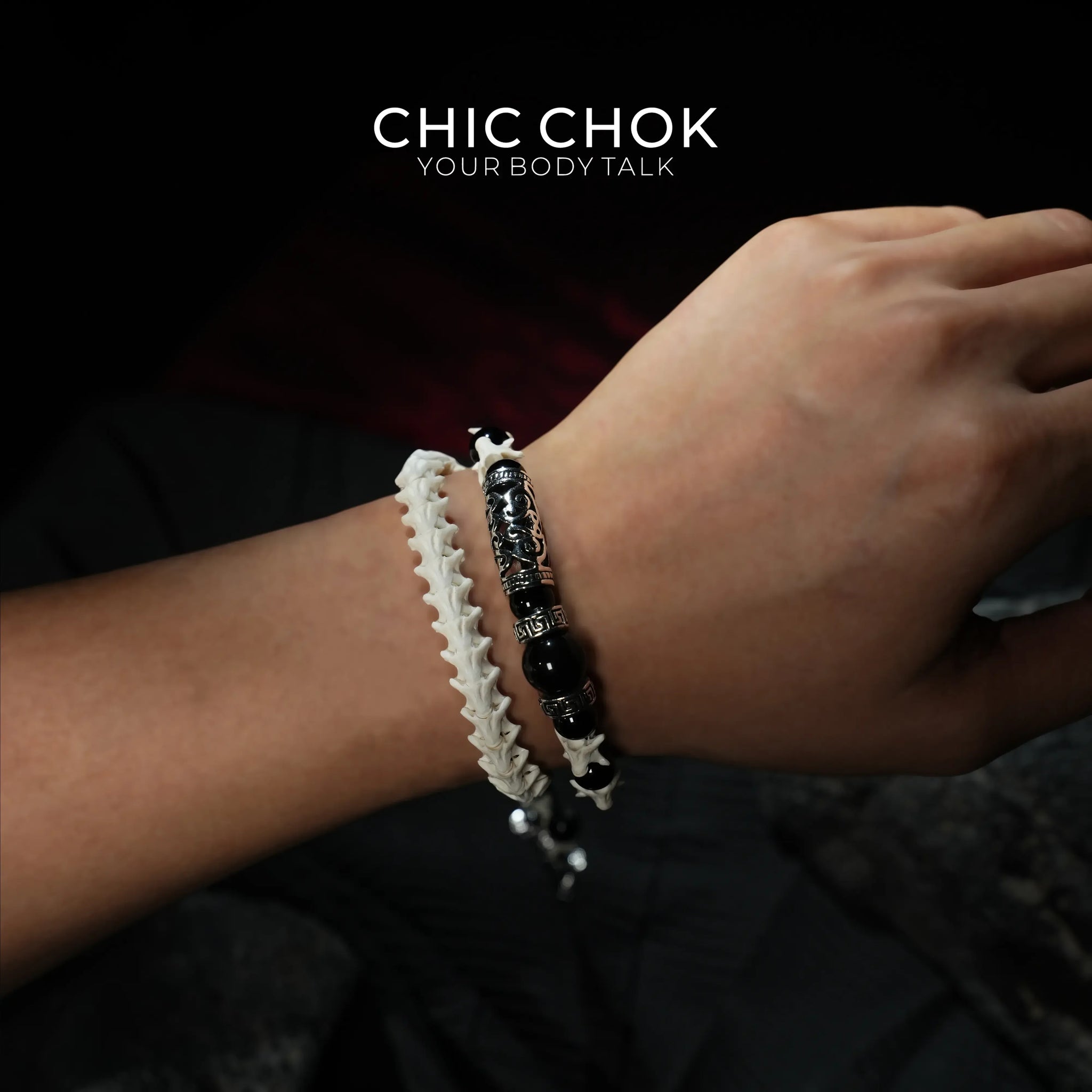 Remnants of the Dark Night Bracelet Wristband - CHICCHOK - - Bracelet