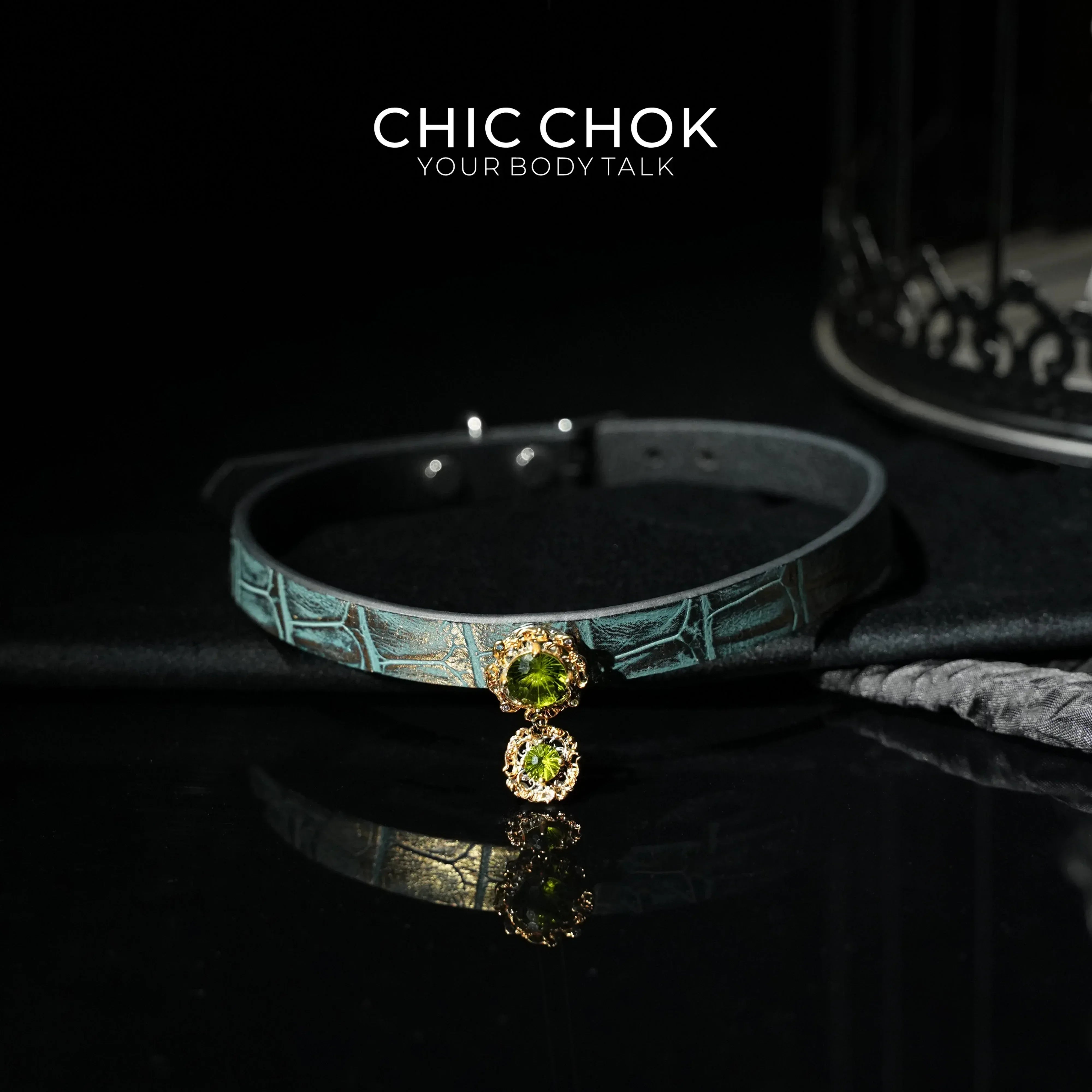 CHICCHOK [Emerald Dream] - Eternal Love, Sparkling Time Choker - CHICCHOK - Choker