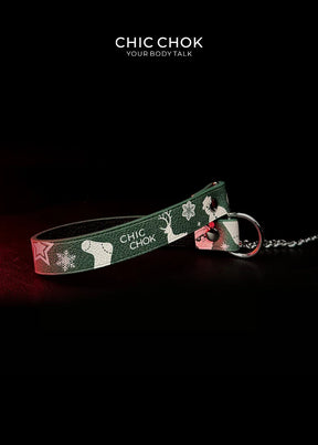 CHICCHOK [Breathless] Pulling Fashion and Fun Choker Christmas Limited Edition - CHICCHOK - Choker, collar - Choker