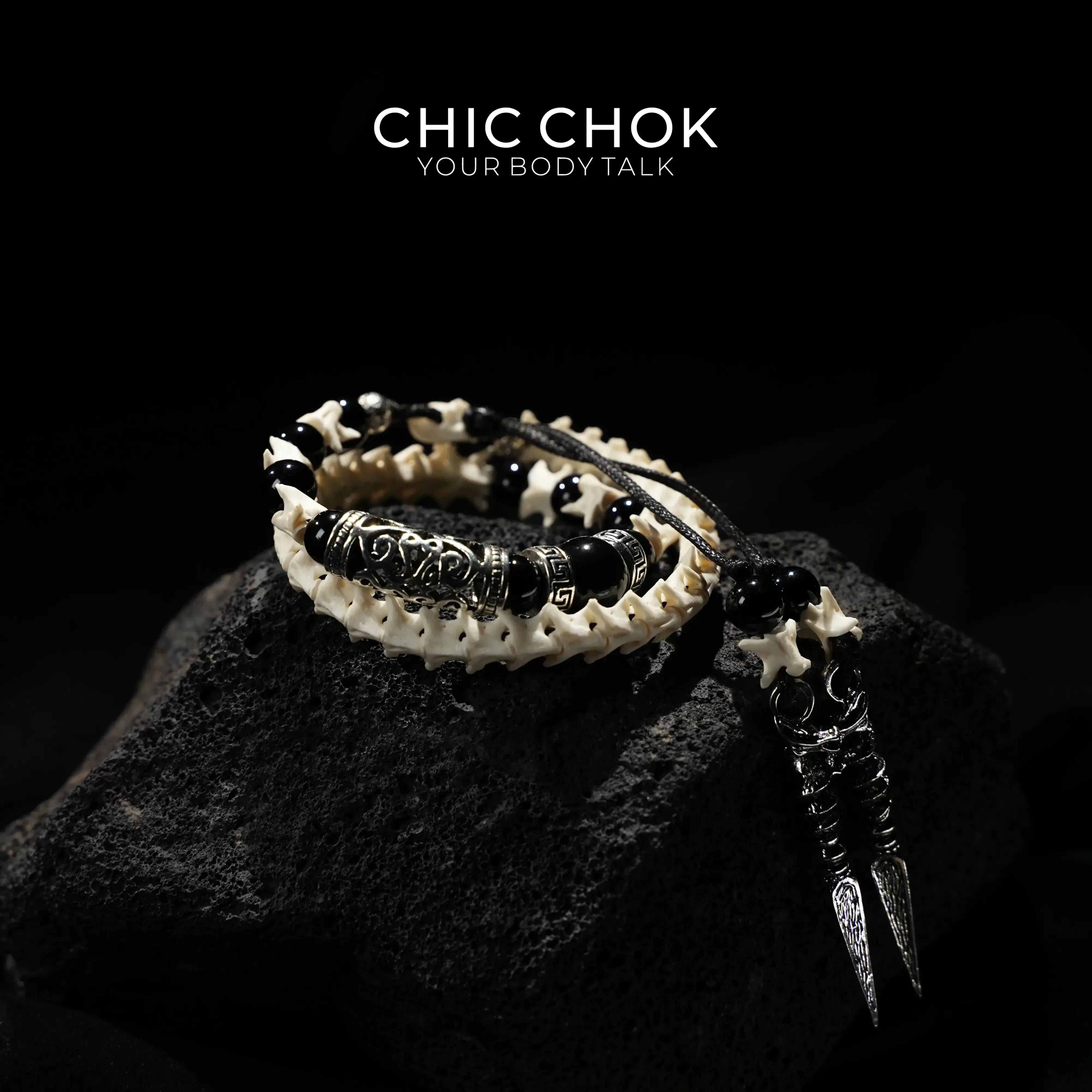 Remnants of the Dark Night Bracelet Wristband - CHICCHOK - - Bracelet