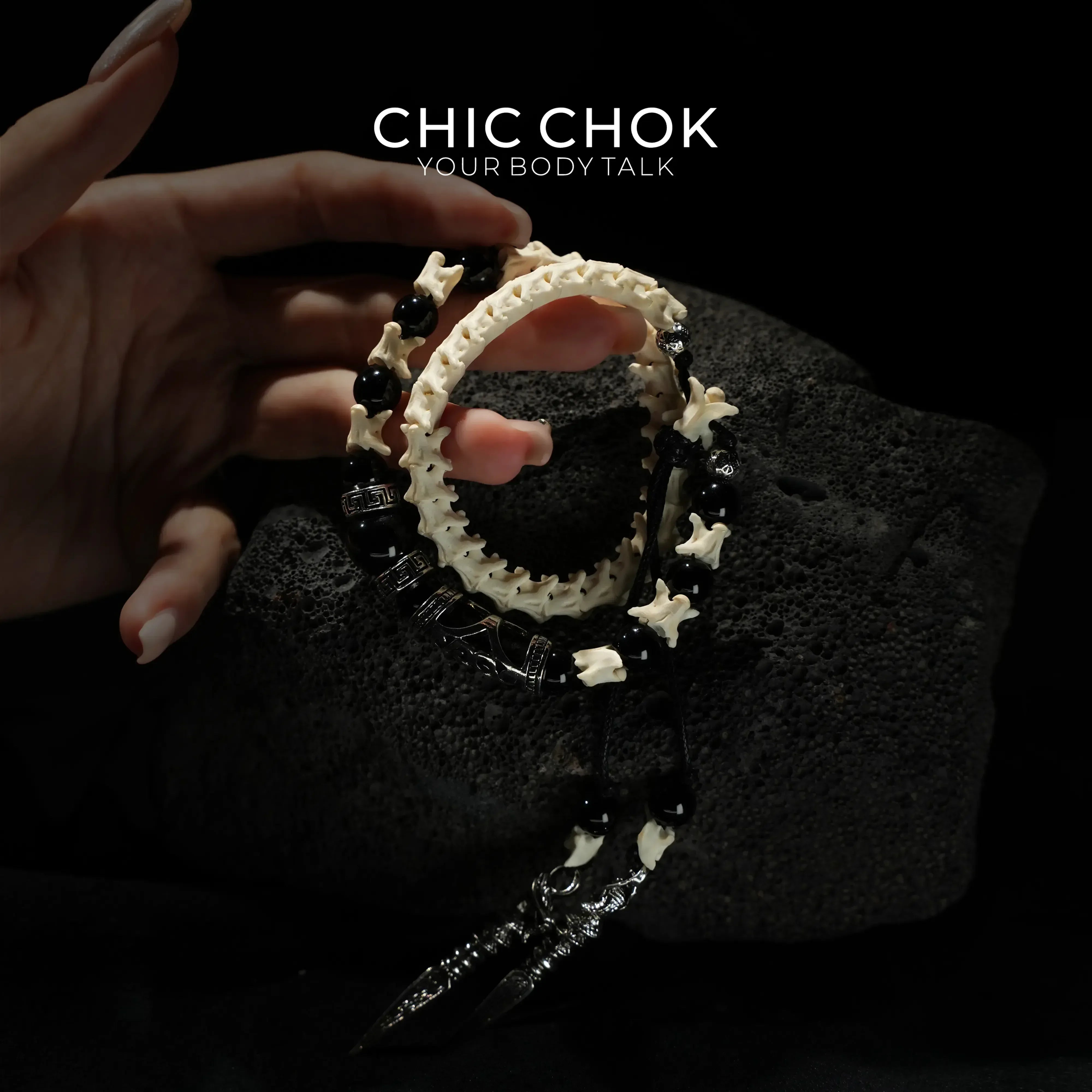 Remnants of the Dark Night Bracelet Wristband - CHICCHOK - - Bracelet