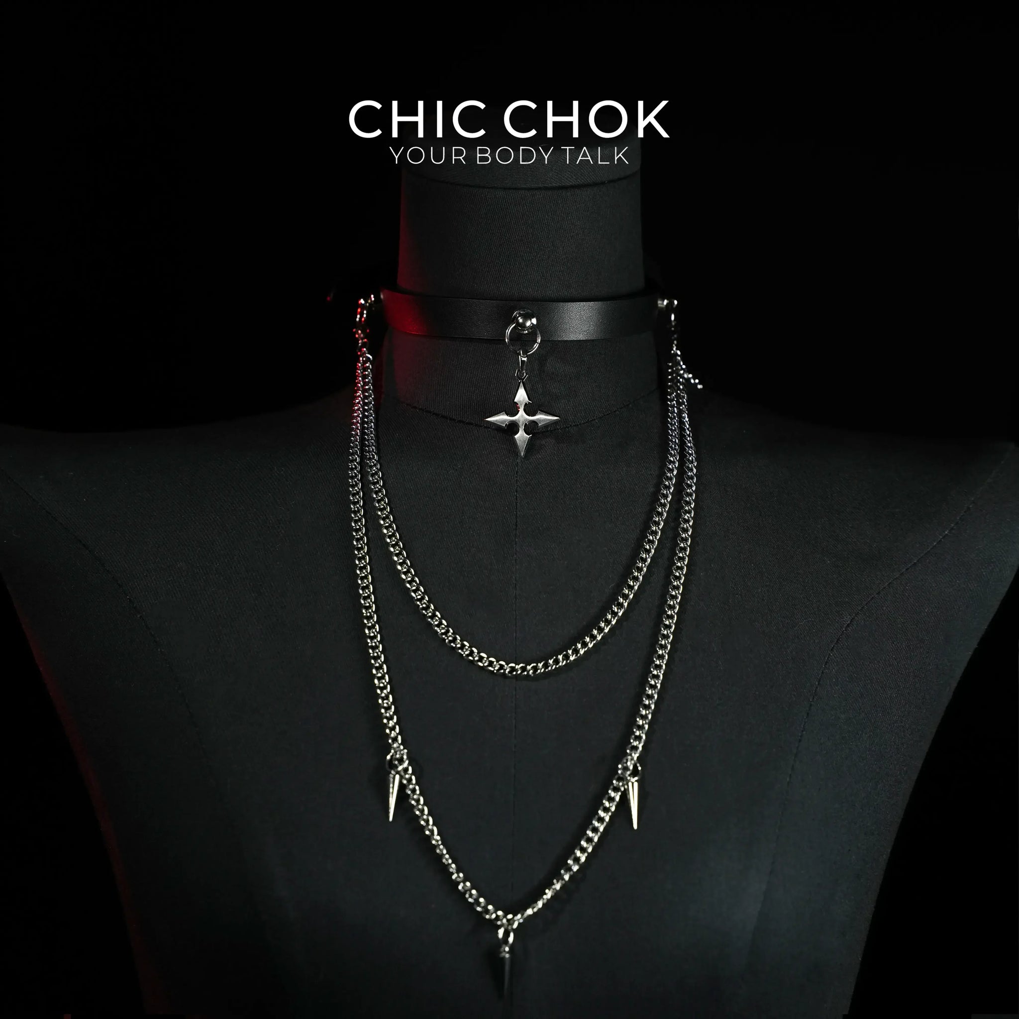 Knight's Sacred Oath - CHICCHOK - Choker, Haute Couture Gothic Collection