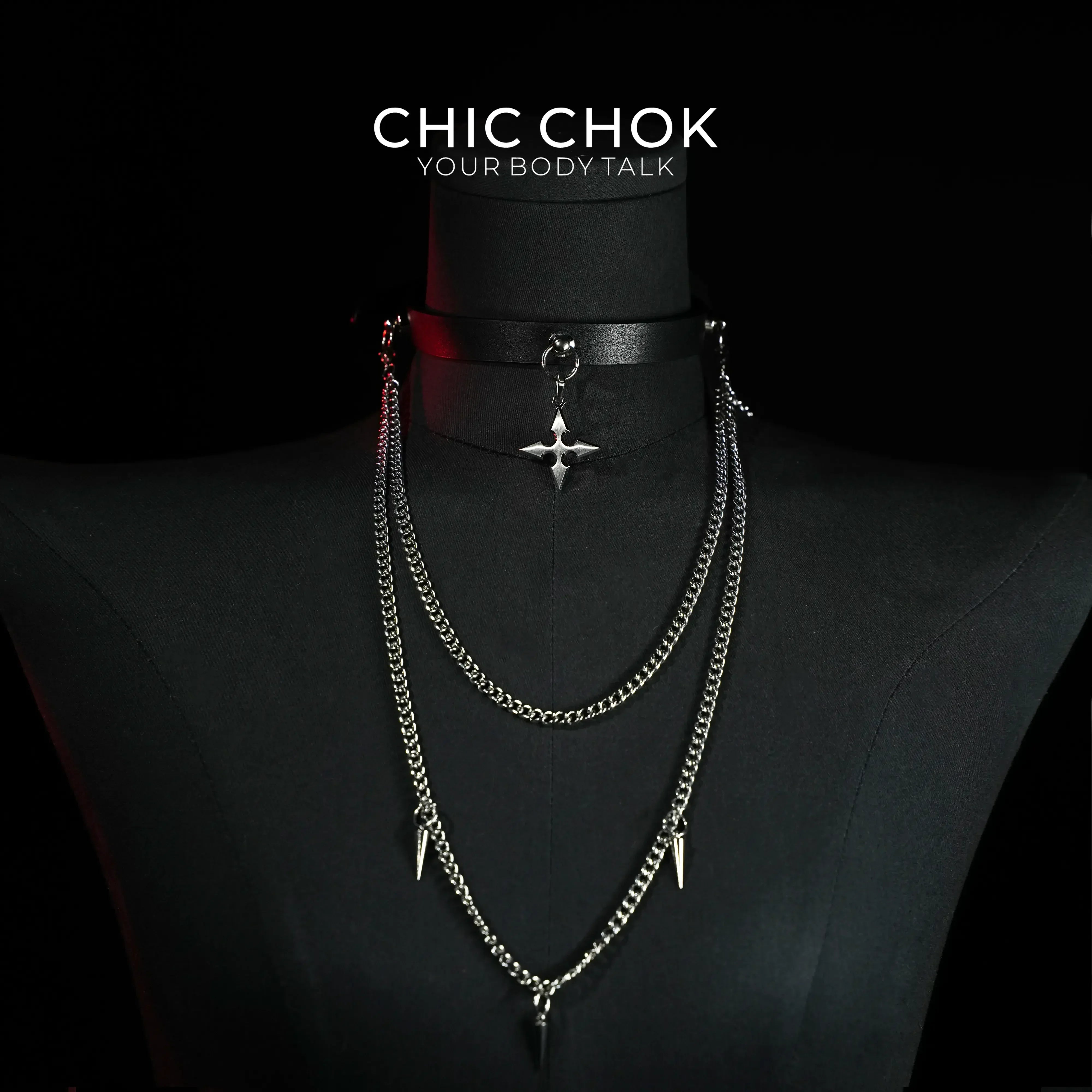 Knight's Sacred Oath - CHICCHOK - Choker, Haute Couture Gothic Collection