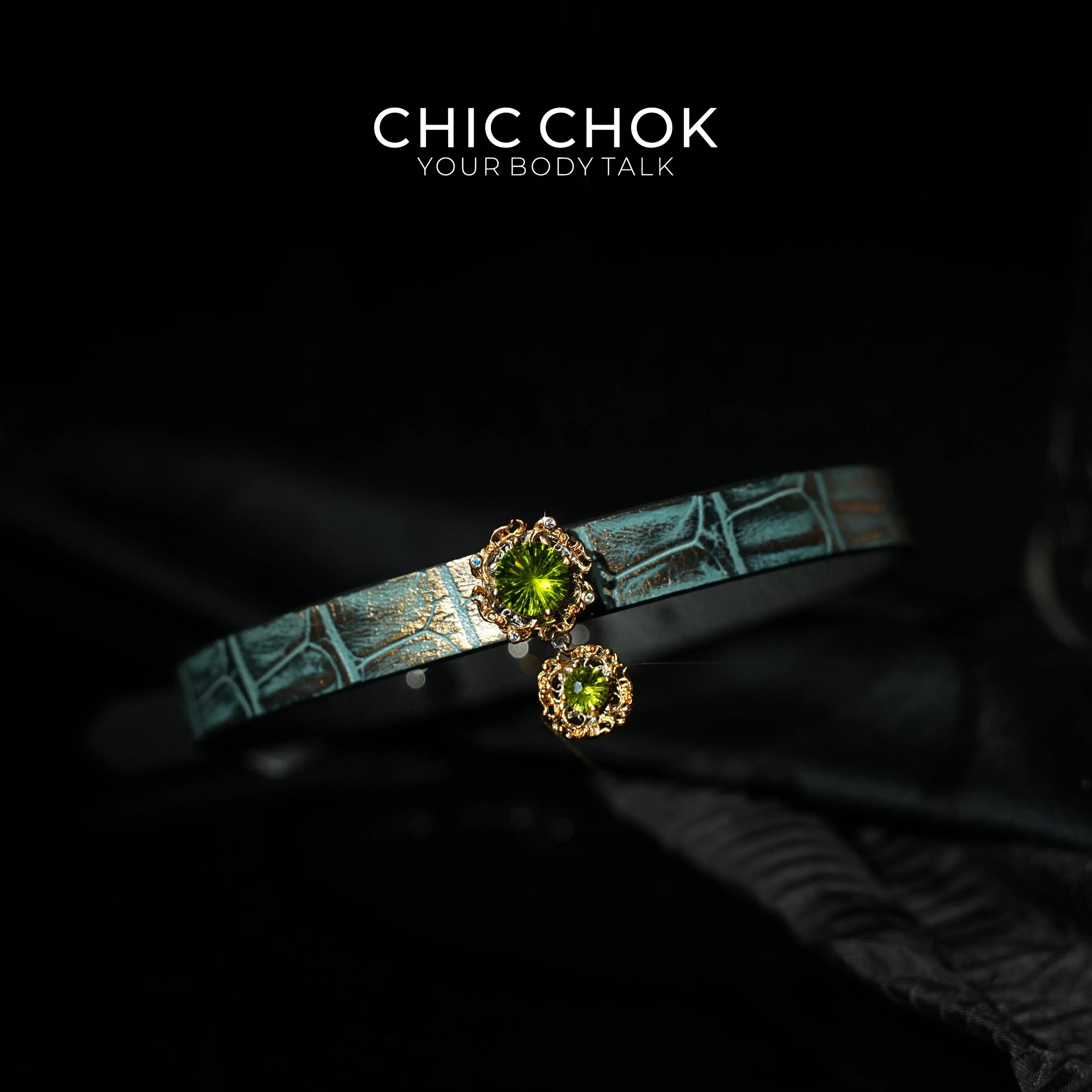 CHICCHOK [Emerald Dream] - Eternal Love, Sparkling Time Choker - CHICCHOK - Choker