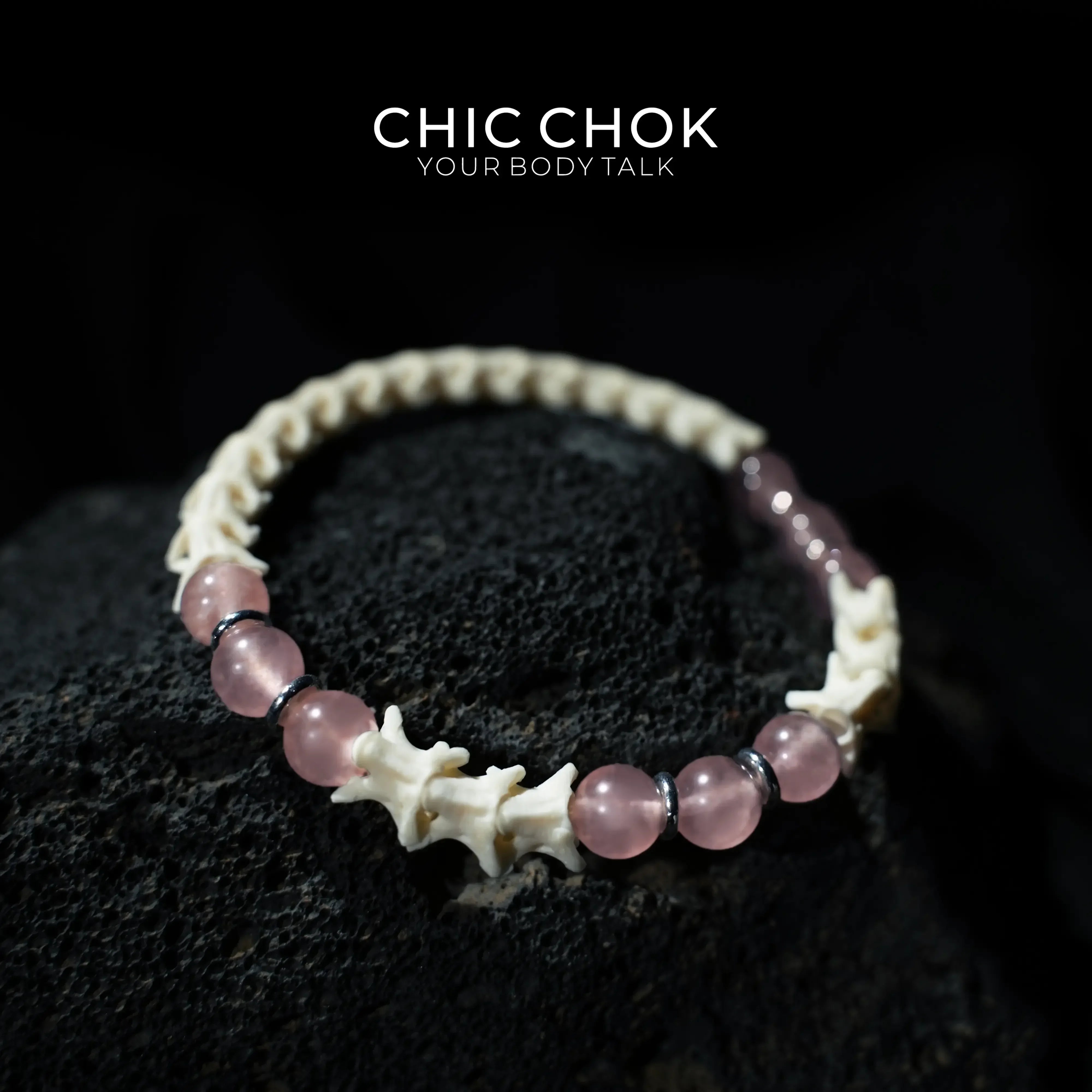 Rose Quartz - CHICCHOK - - Bracelet
