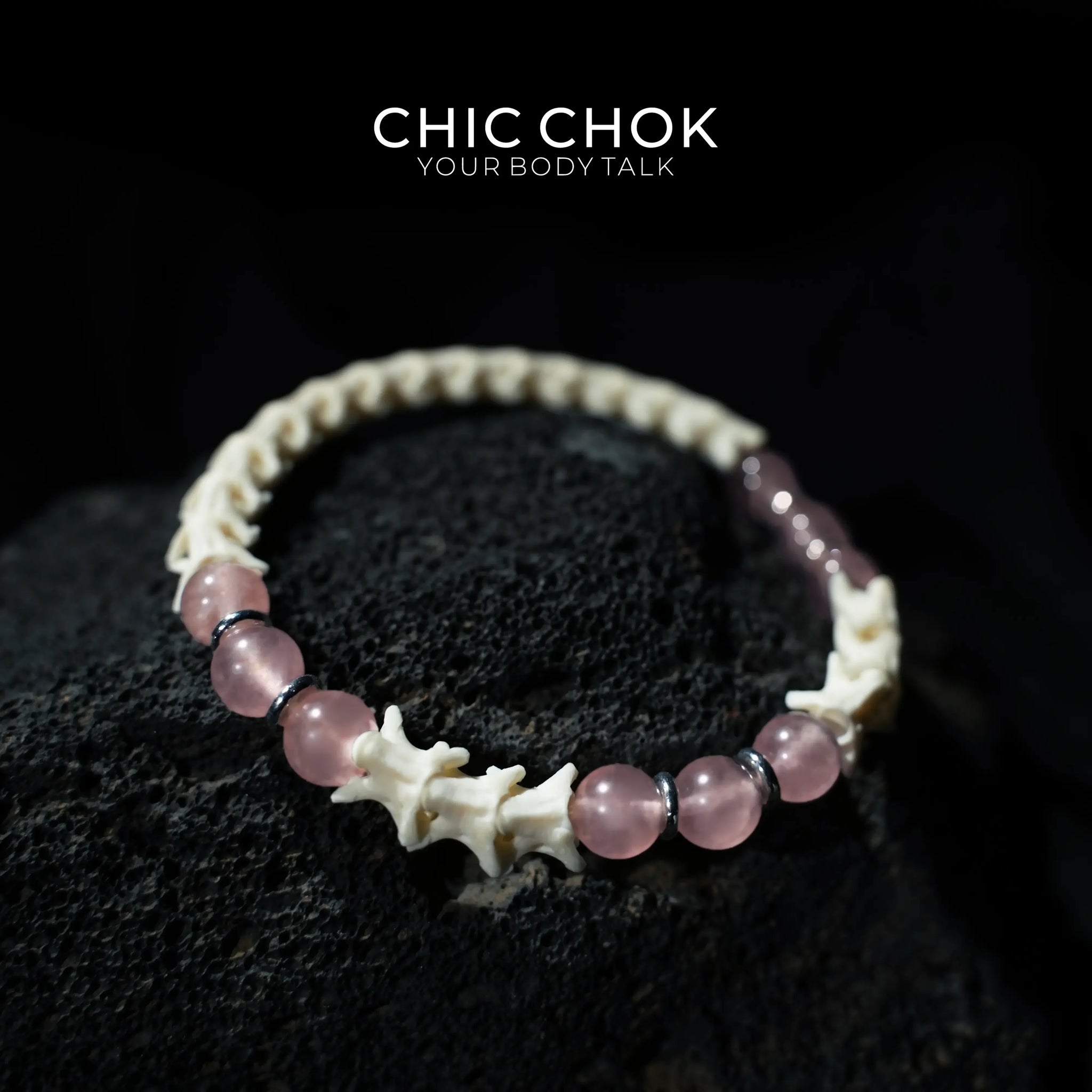 Rose Quartz - CHICCHOK - - Bracelet