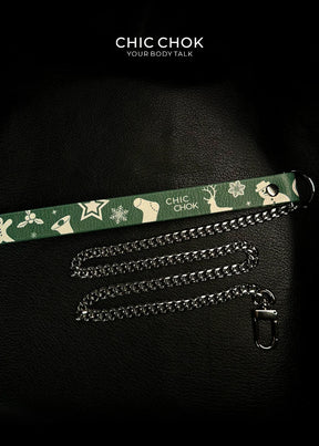 CHICCHOK [Breathless] Pulling Fashion and Fun Choker Christmas Limited Edition - CHICCHOK - Choker, collar - Choker