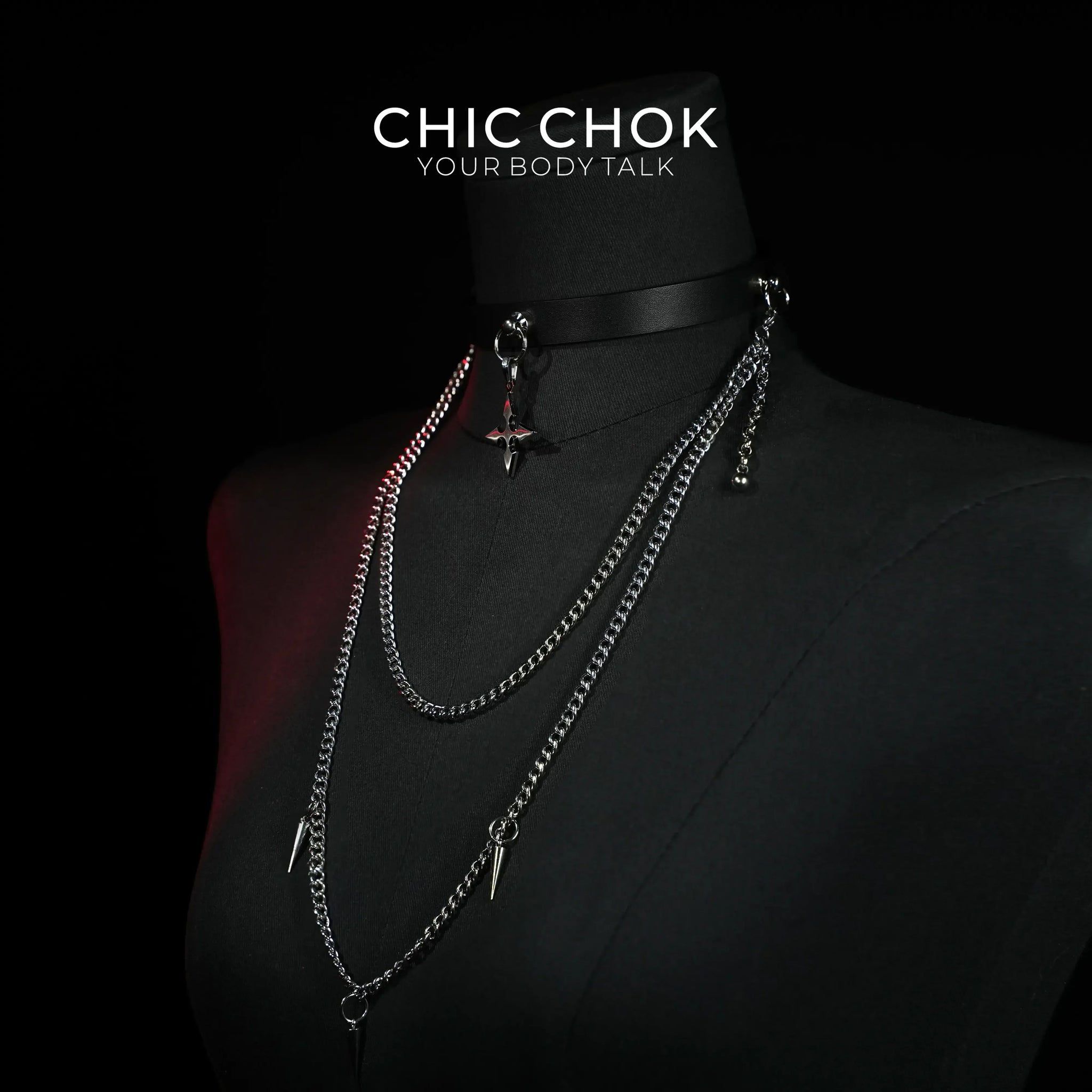 Knight's Sacred Oath - CHICCHOK - Choker, Haute Couture Gothic Collection