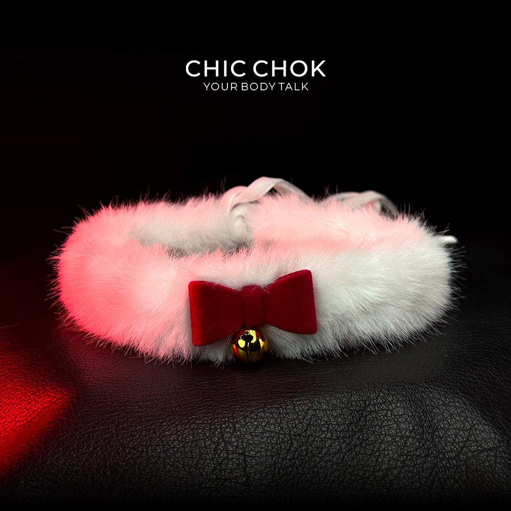 CHICCHOK [Snow Dolly] Winter Limited Special – Red Bow with Gold Bell
