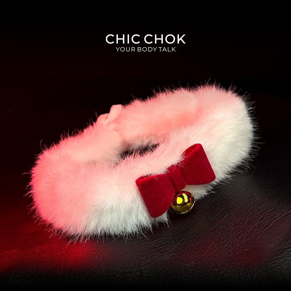 CHICCHOK [Snow Dolly] Winter Limited Special – Red Bow with Gold Bell
