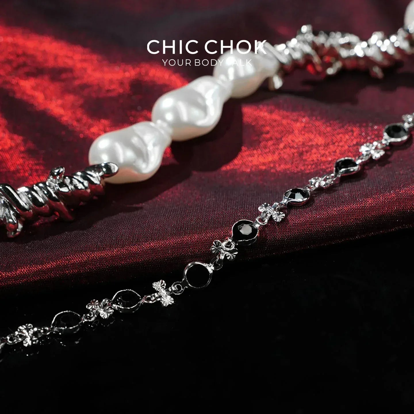 Edge Link Double-Layer Pants Chain - CHICCHOK - pants chain - Pants Chain