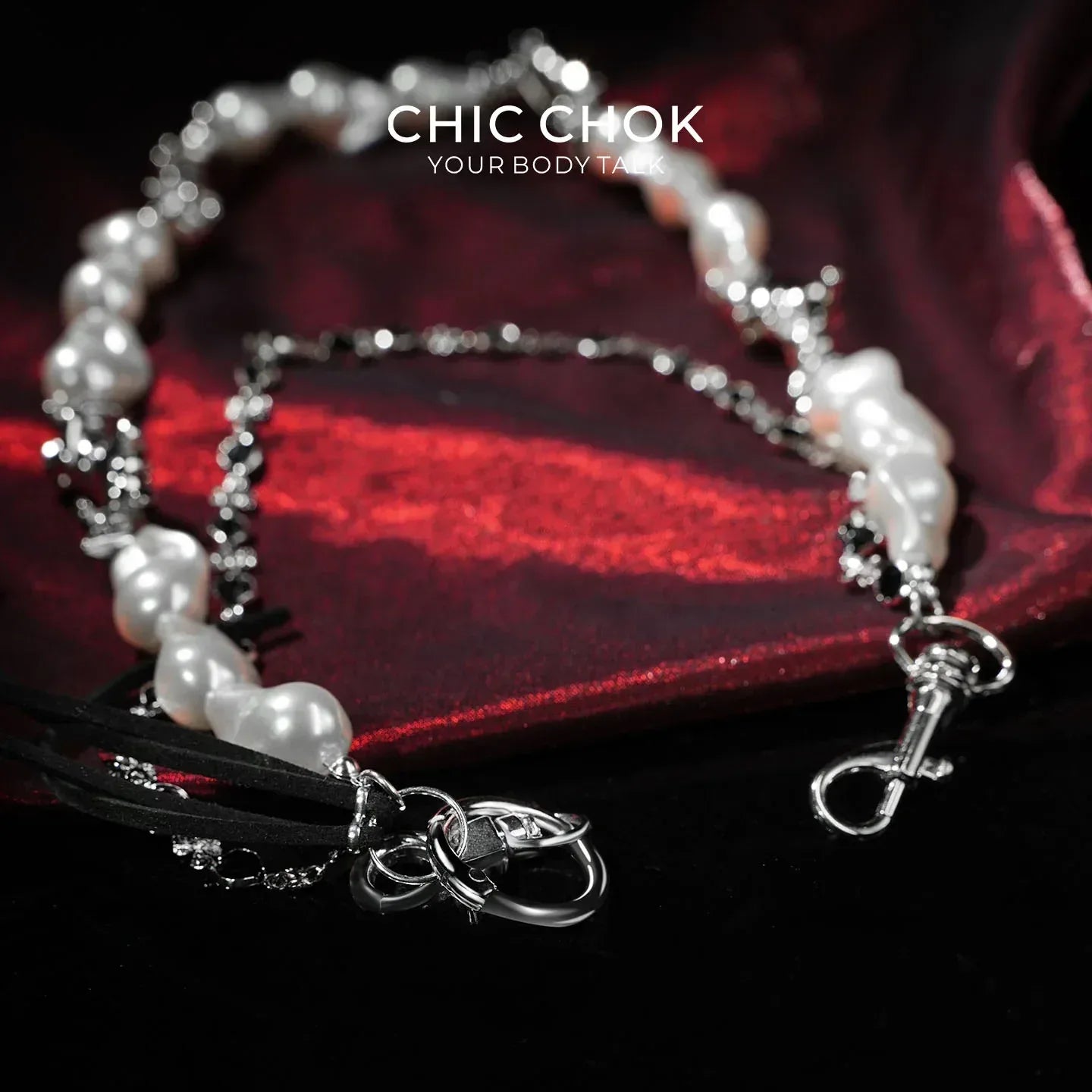 Edge Link Double-Layer Pants Chain - CHICCHOK - pants chain